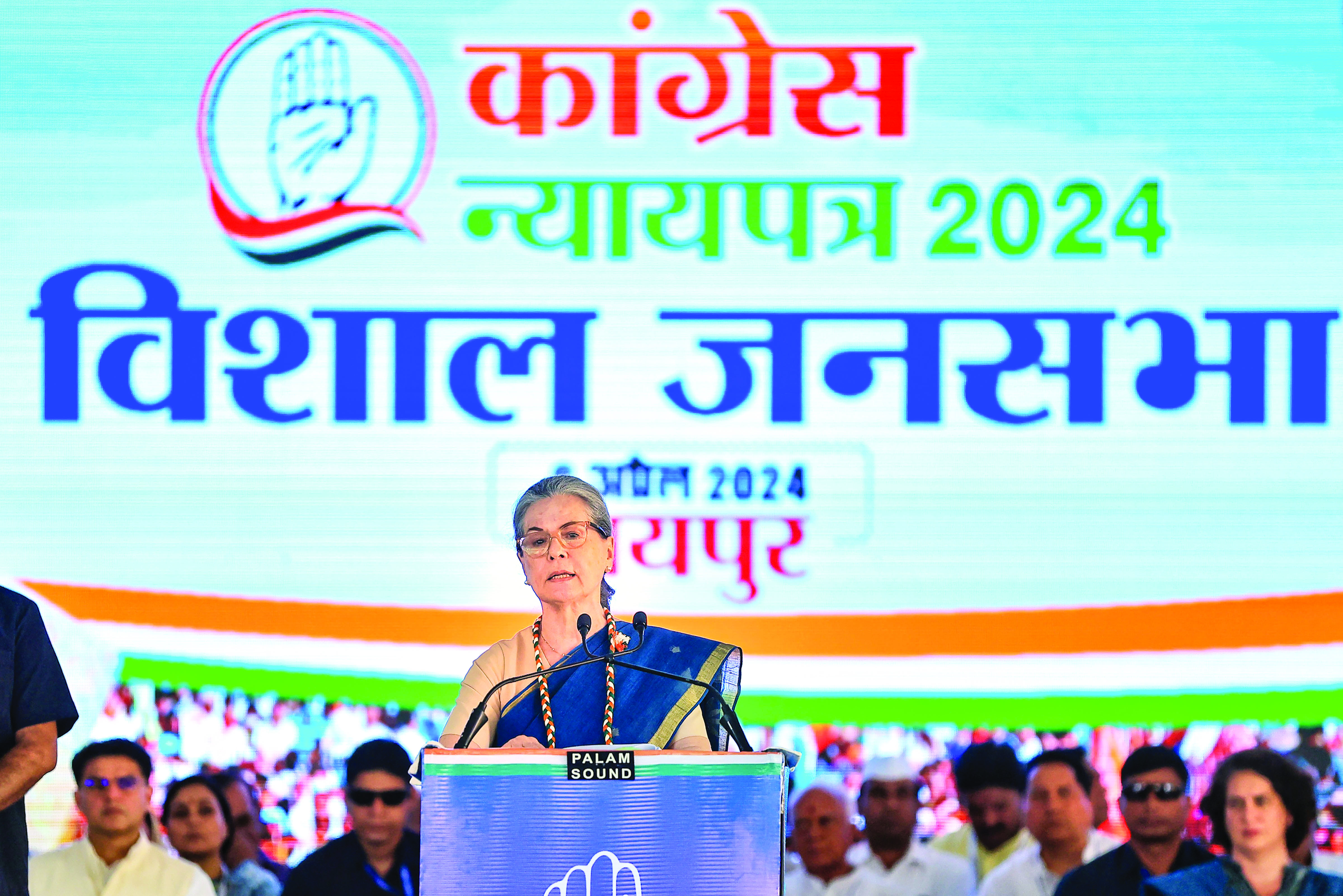 Sonia accuses PM of   tearing apart country’s   dignity, democracy