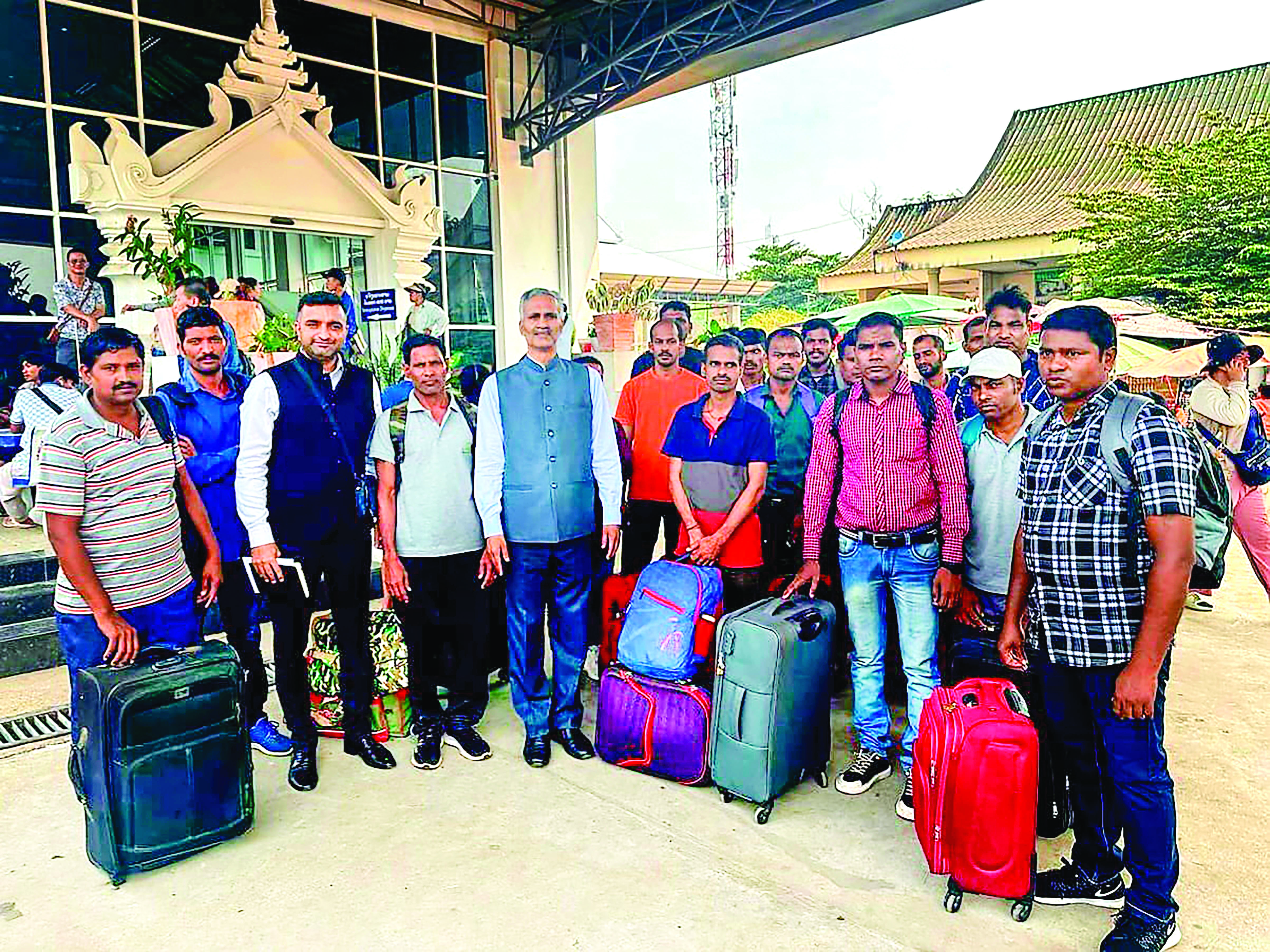 17 Indians, lured into unsafe work in Laos, way back home: EAM 17 Indians, lured into unsafe work in Laos, way back home: EAM