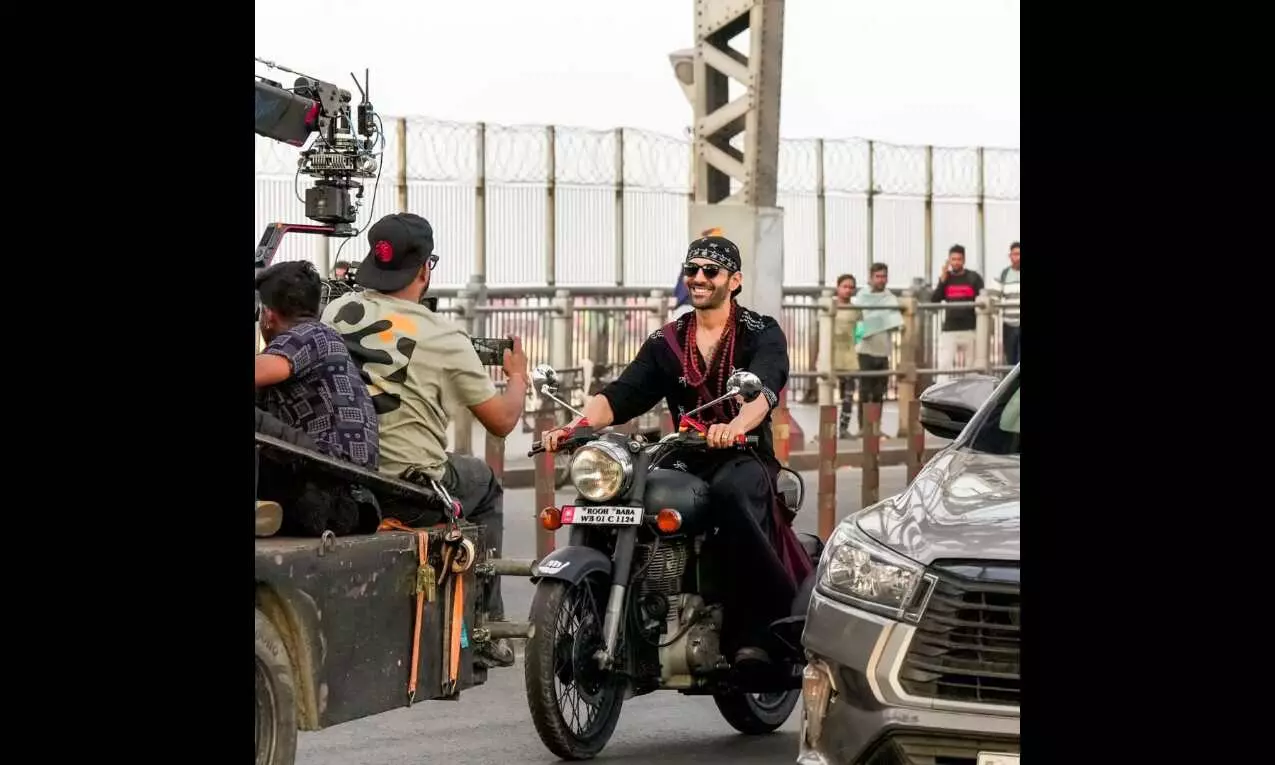 Kartik Aaryan shoots for ‘Bhool Bhulaiyaa 3’ in Kolkata