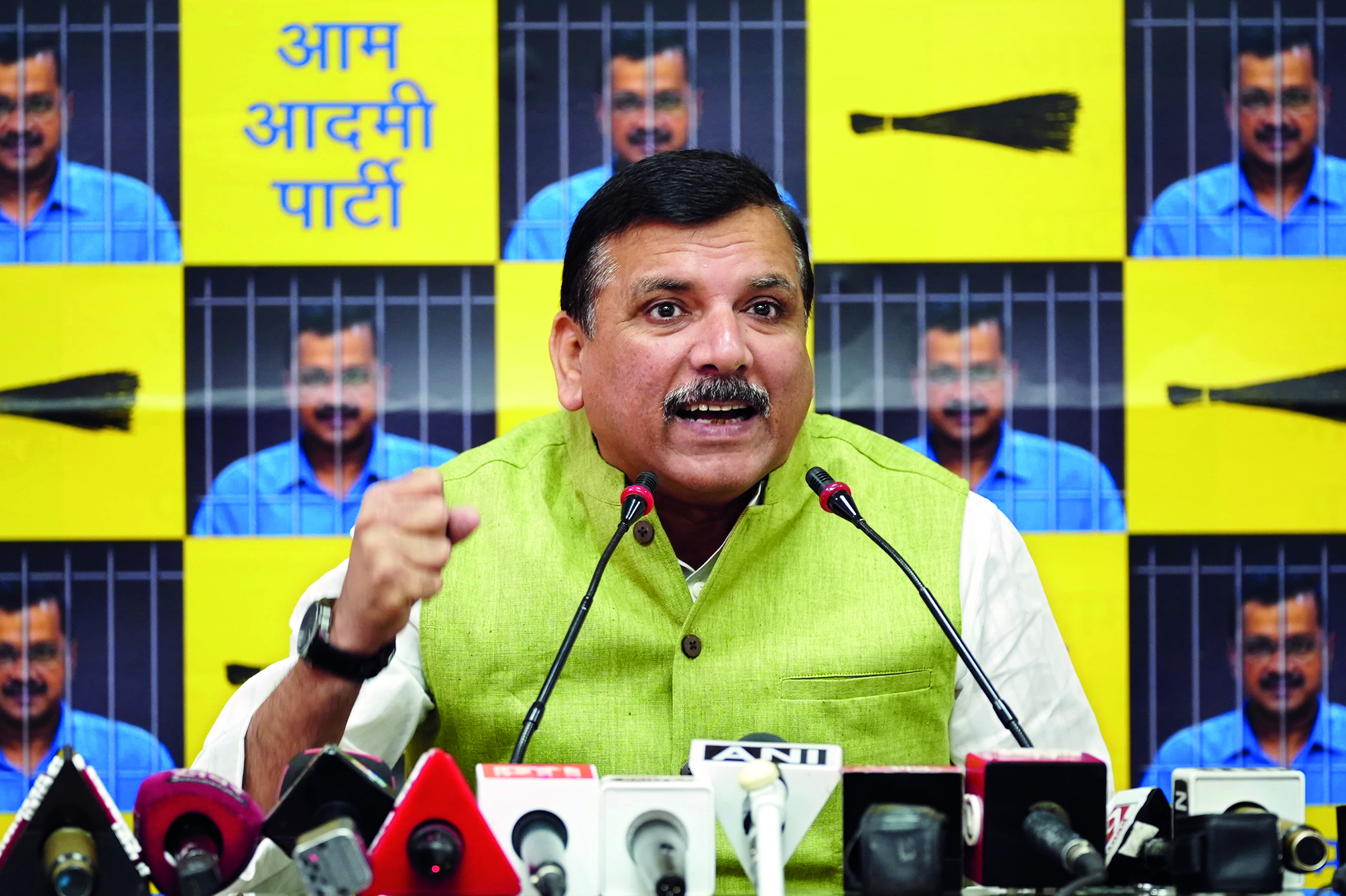 CM’s basic rights being taken away in prison by Modi govt, alleges AAP CM’s basic rights being taken away in prison by Modi govt, alleges AAP
