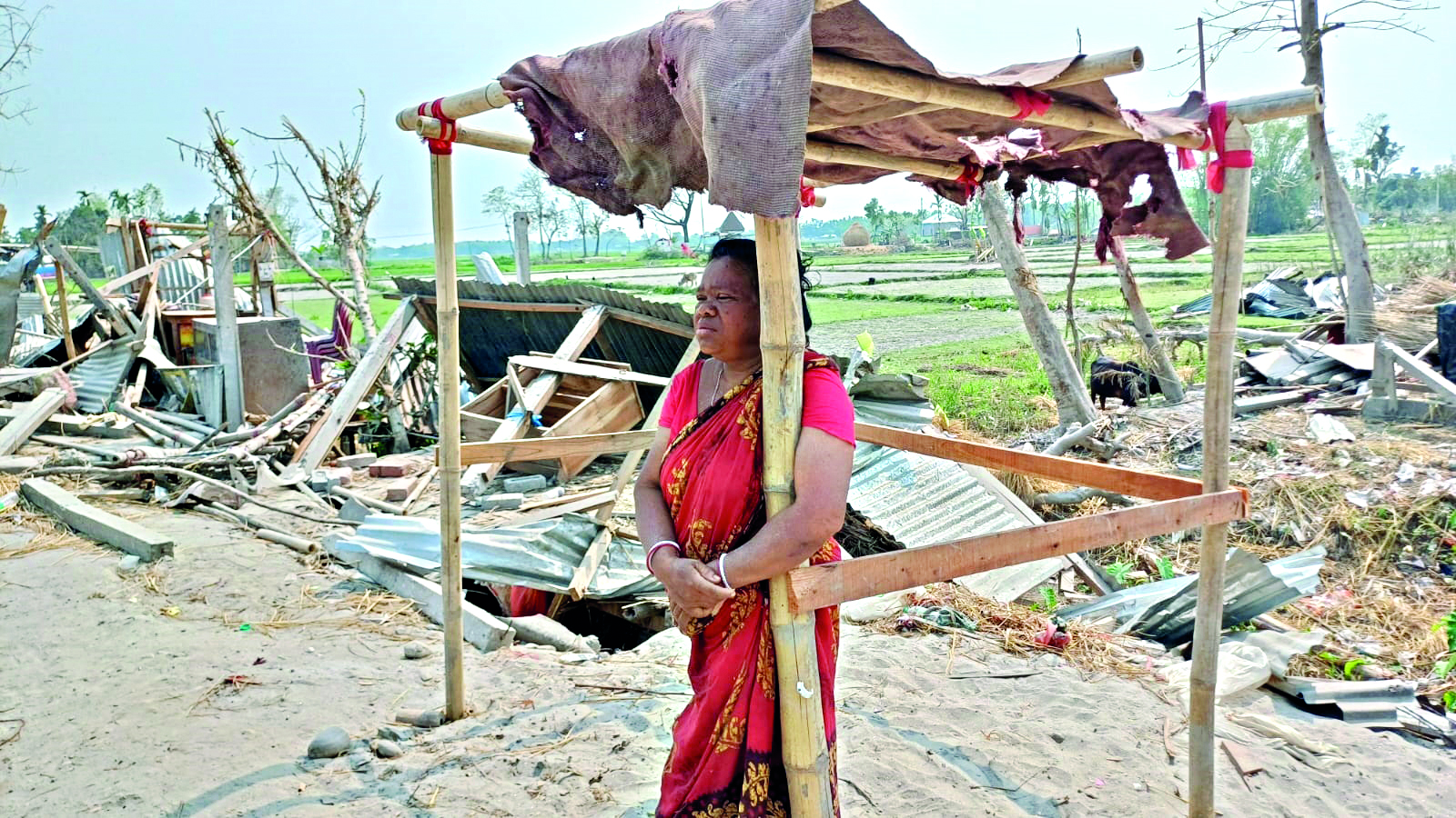 With monsoons round-the-corner, tornado victims appeal to govt to rebuild their homes