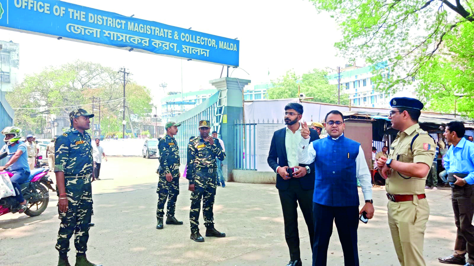 Nomination starts in   Malda amid tight security