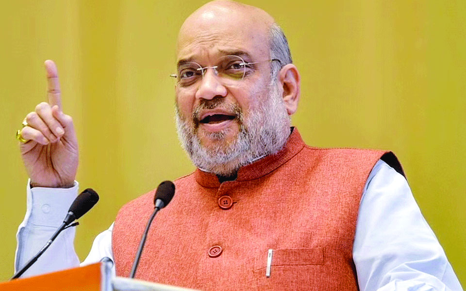 Shah skips Noida visit due to bad weather, addresses LS poll rally over phone Shah skips Noida visit due to bad weather, addresses LS poll rally over phone