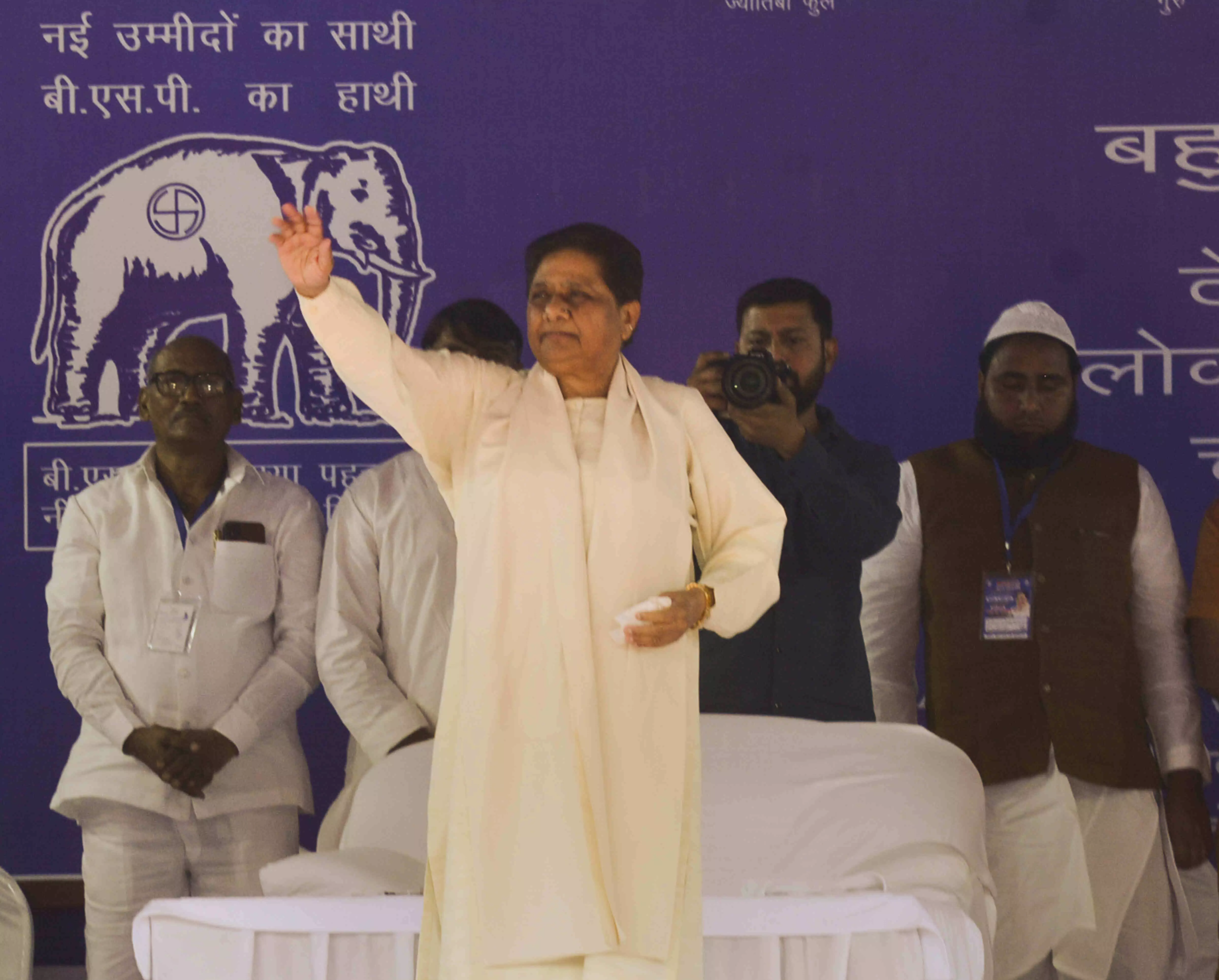 Will take steps to make west UP separate state if voted to power at Centre: Mayawati