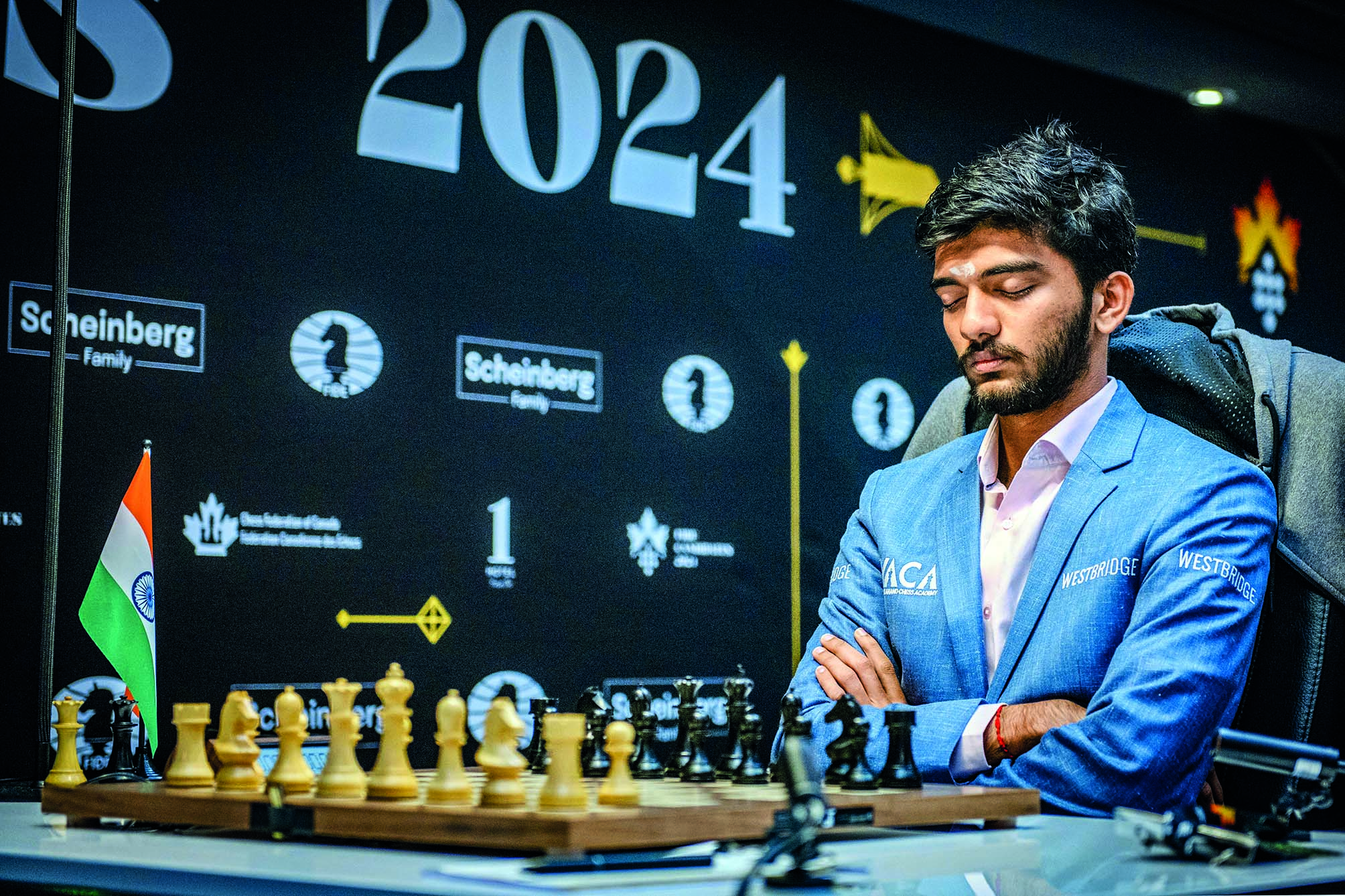 Chess: Gukesh draws with Nepomniachtchi to stay in joint lead