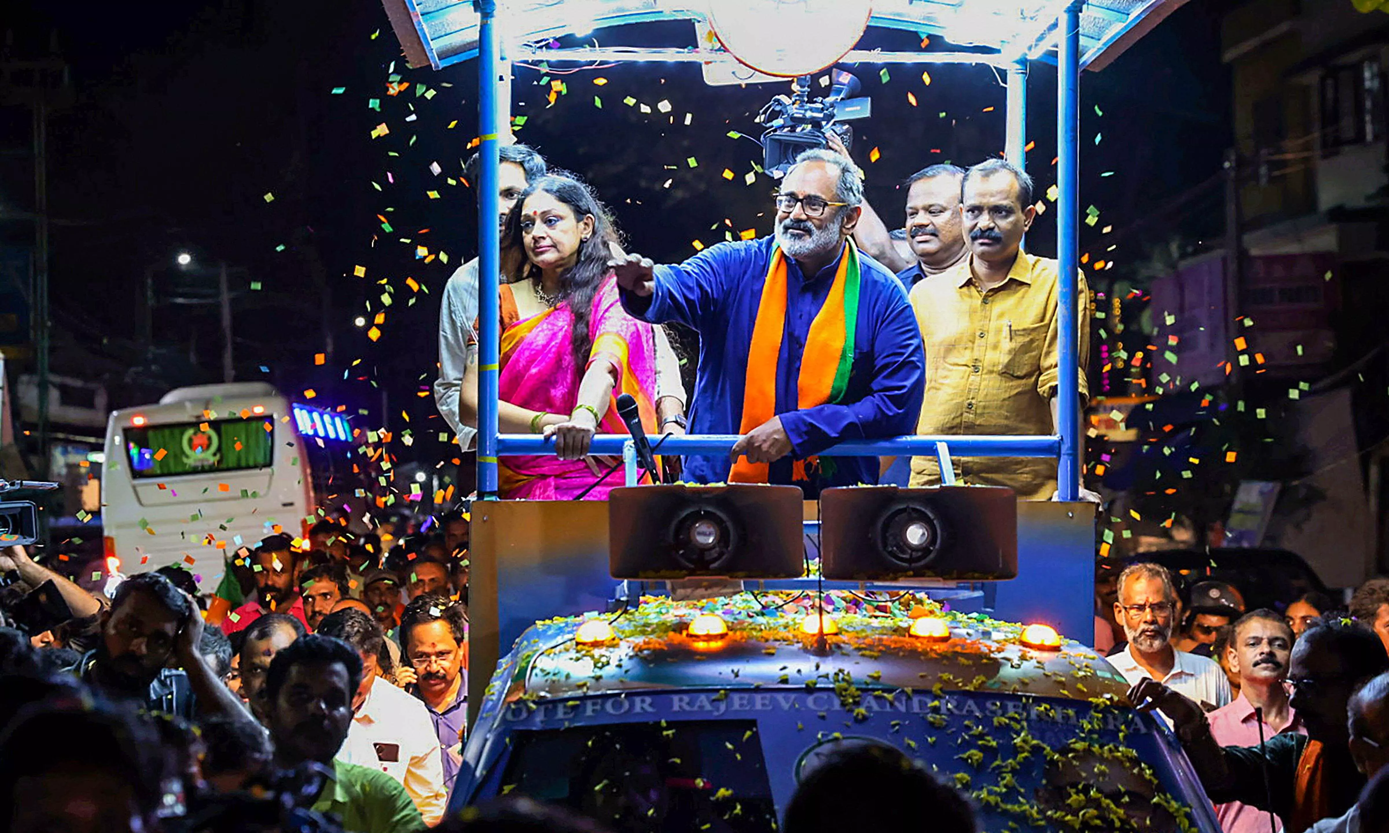 Shivakumar, a corrupt politician, dont need his certificate: Rajeev Chandrasekhar Shivakumar, a corrupt politician, dont need his certificate: Rajeev Chandrasekhar