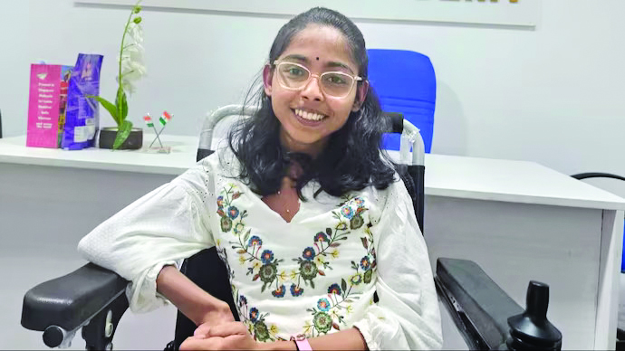 Kerala woman with cerebral palsy clears UPSC exam Kerala woman with cerebral palsy clears UPSC exam