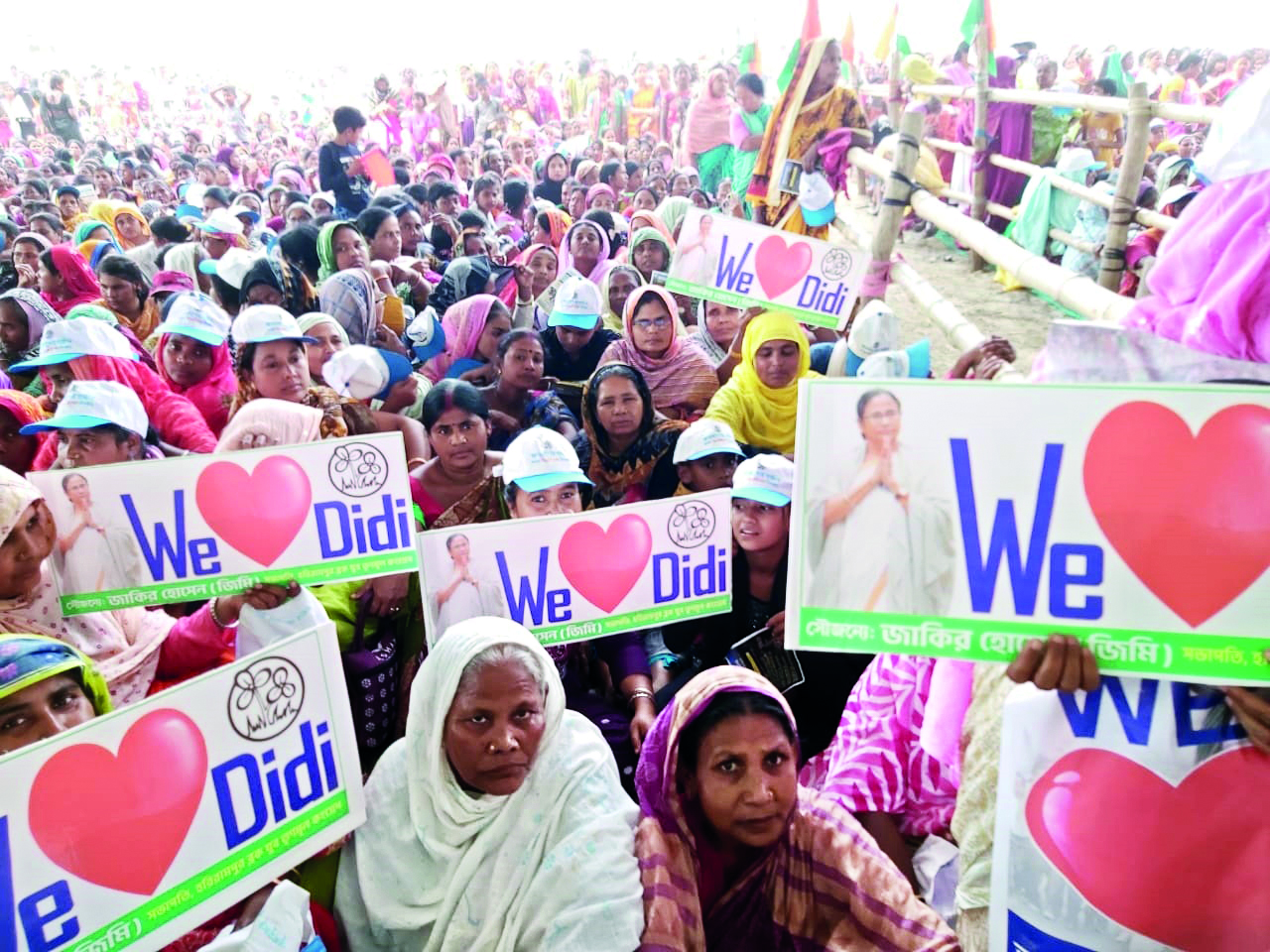 Women acknowledge Didi’s livelihood support, turn out in huge numbers Women acknowledge Didi’s livelihood support, turn out in huge numbers