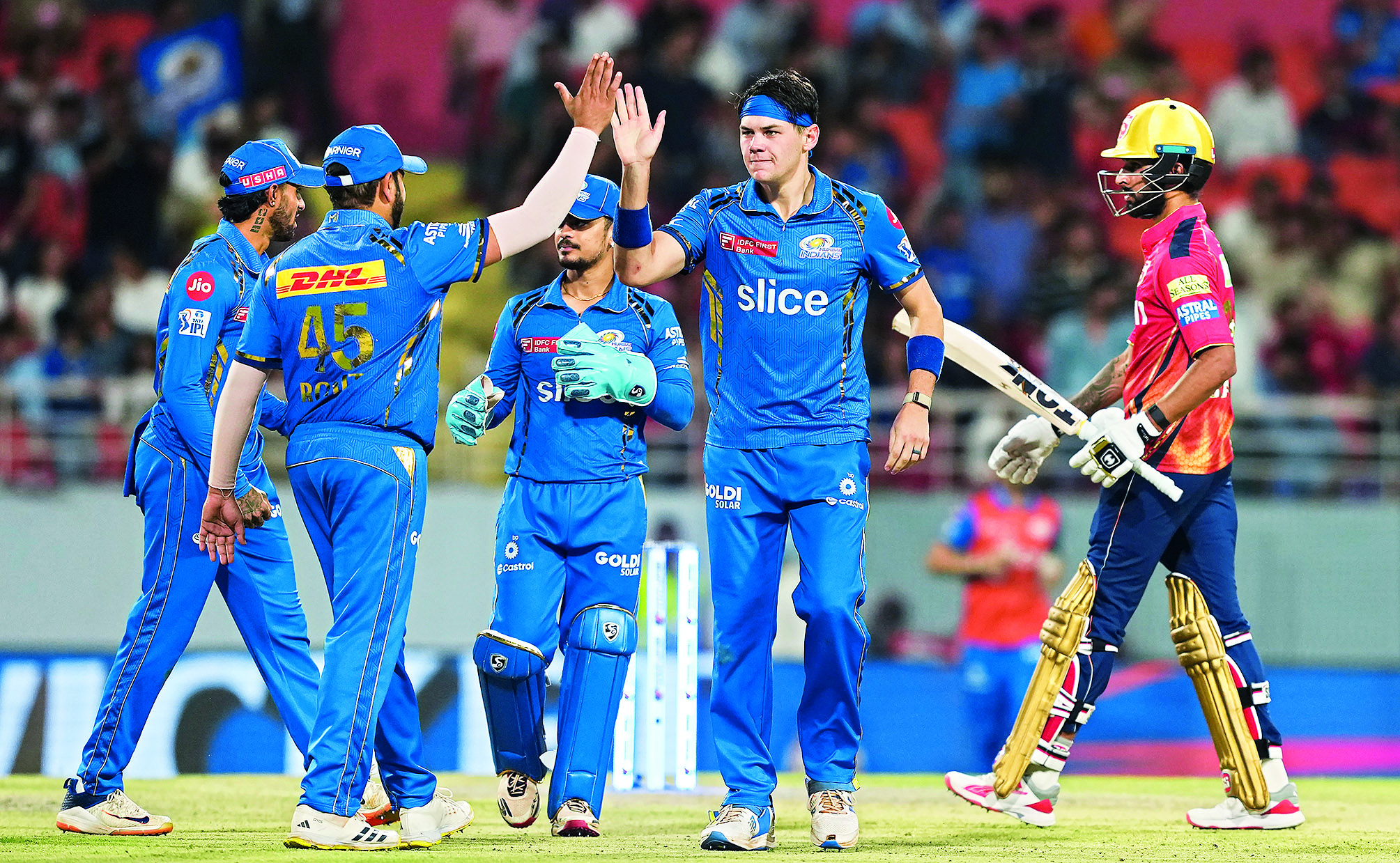 Ashutosh’s belligerent 61 in vain as MI pip PBKS by nine runs