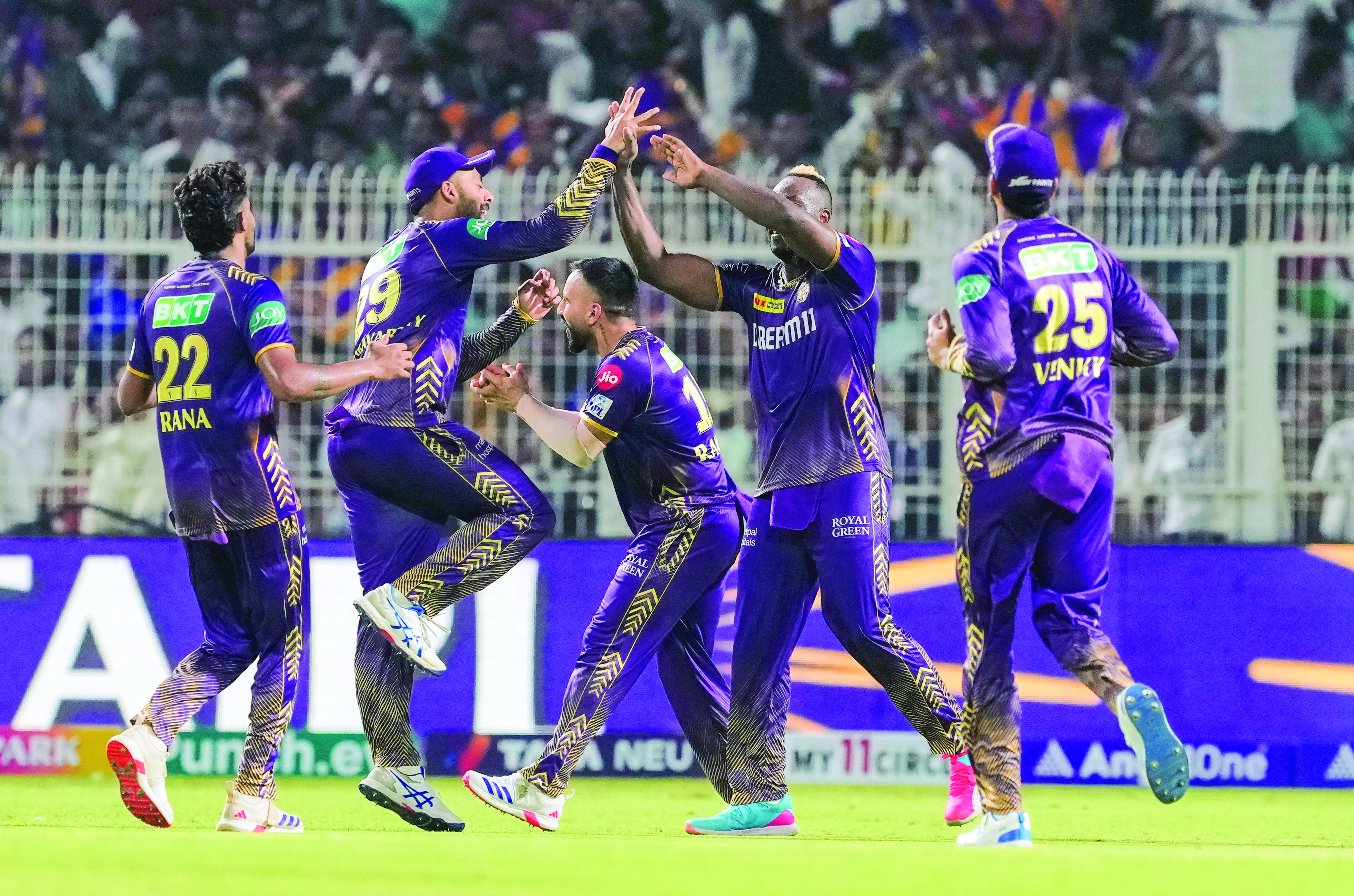 KKR eke out heart-stopping one-run win over RCB in IPL