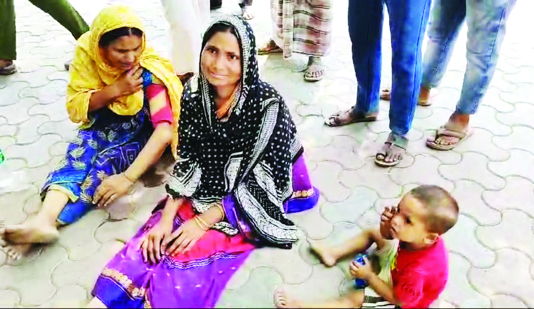 Assuming attack from Cong, about 150 TMC workers scared to enter their village Assuming attack from Cong, about 150 TMC workers scared to enter their village