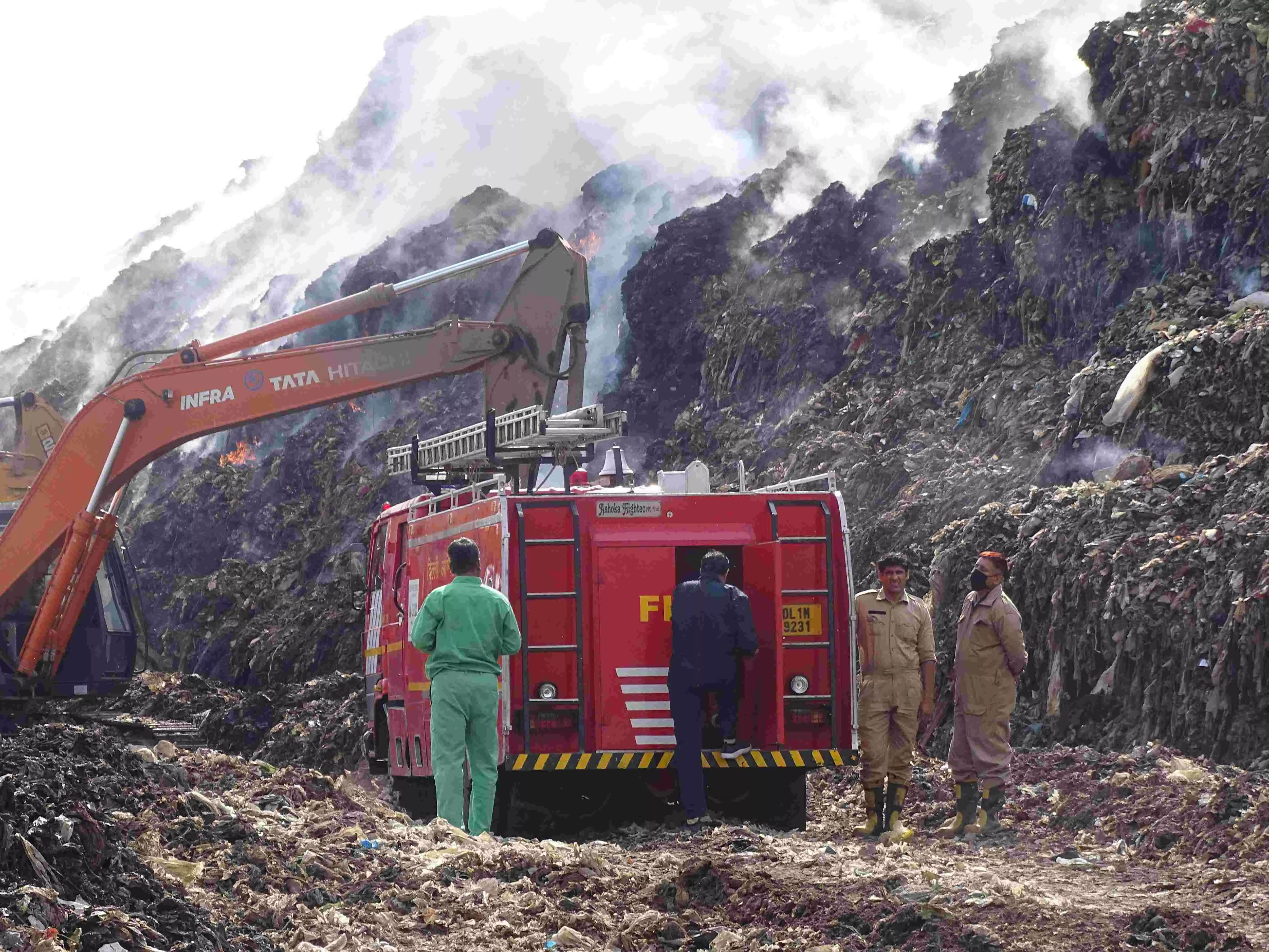 A ‘mountain’ in flames A ‘mountain’ in flames