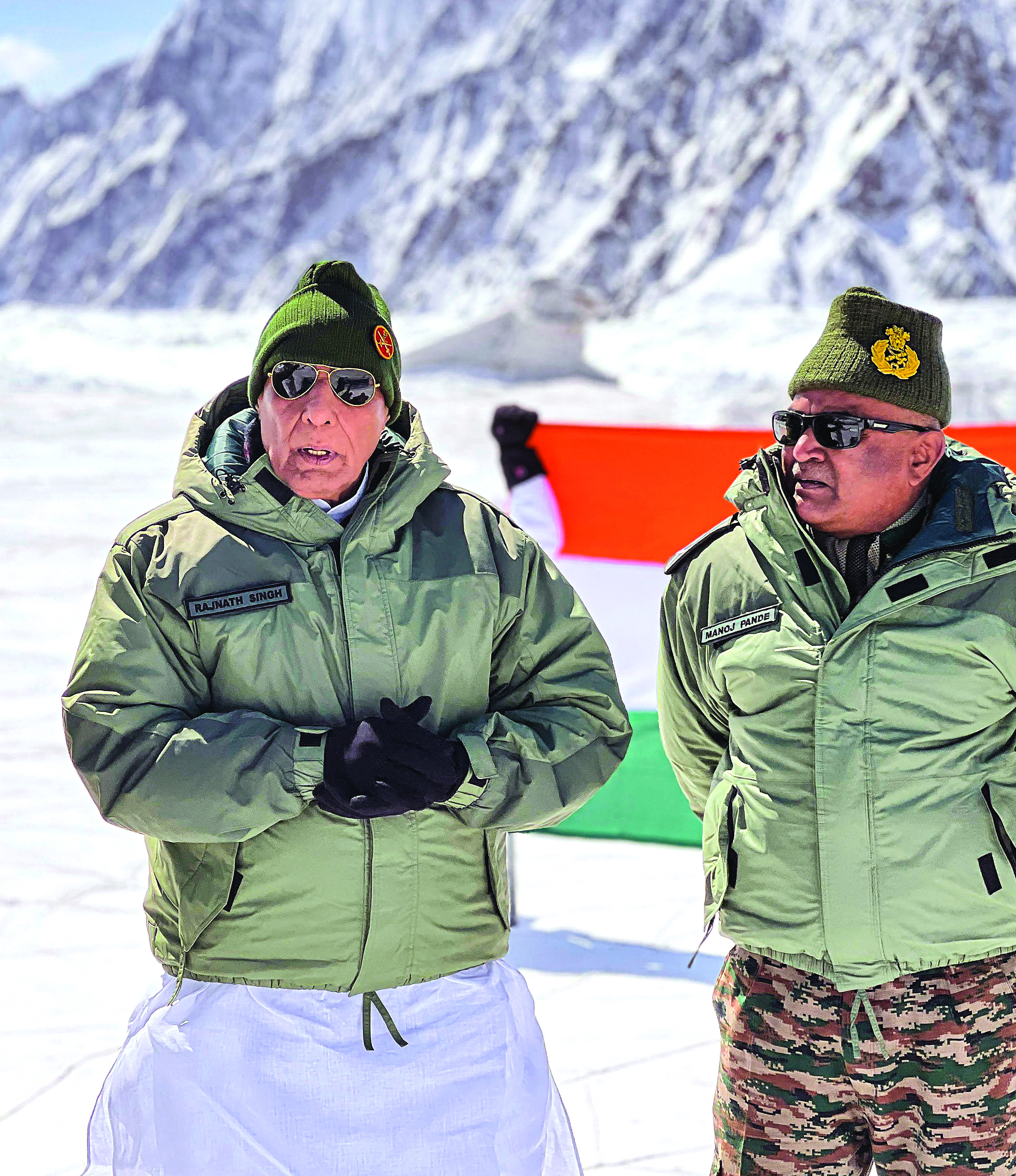 Rajnath Singh visits Siachen; reviews military preparedness