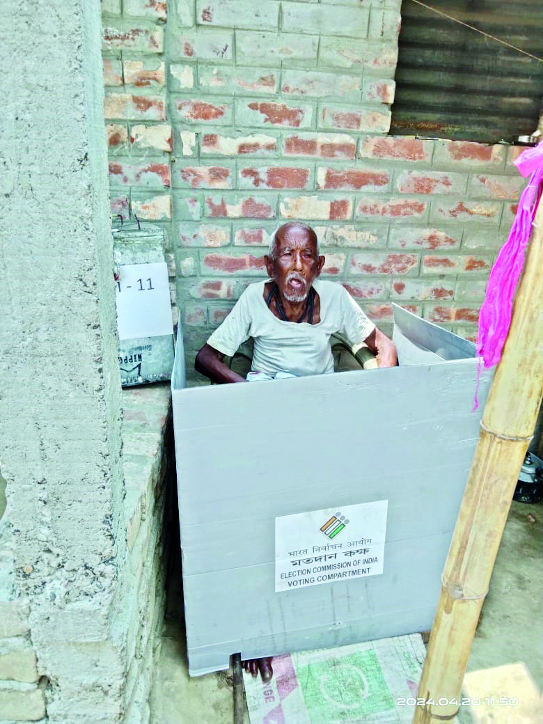 2nd phase: About 4426 electors cast vote through home voting