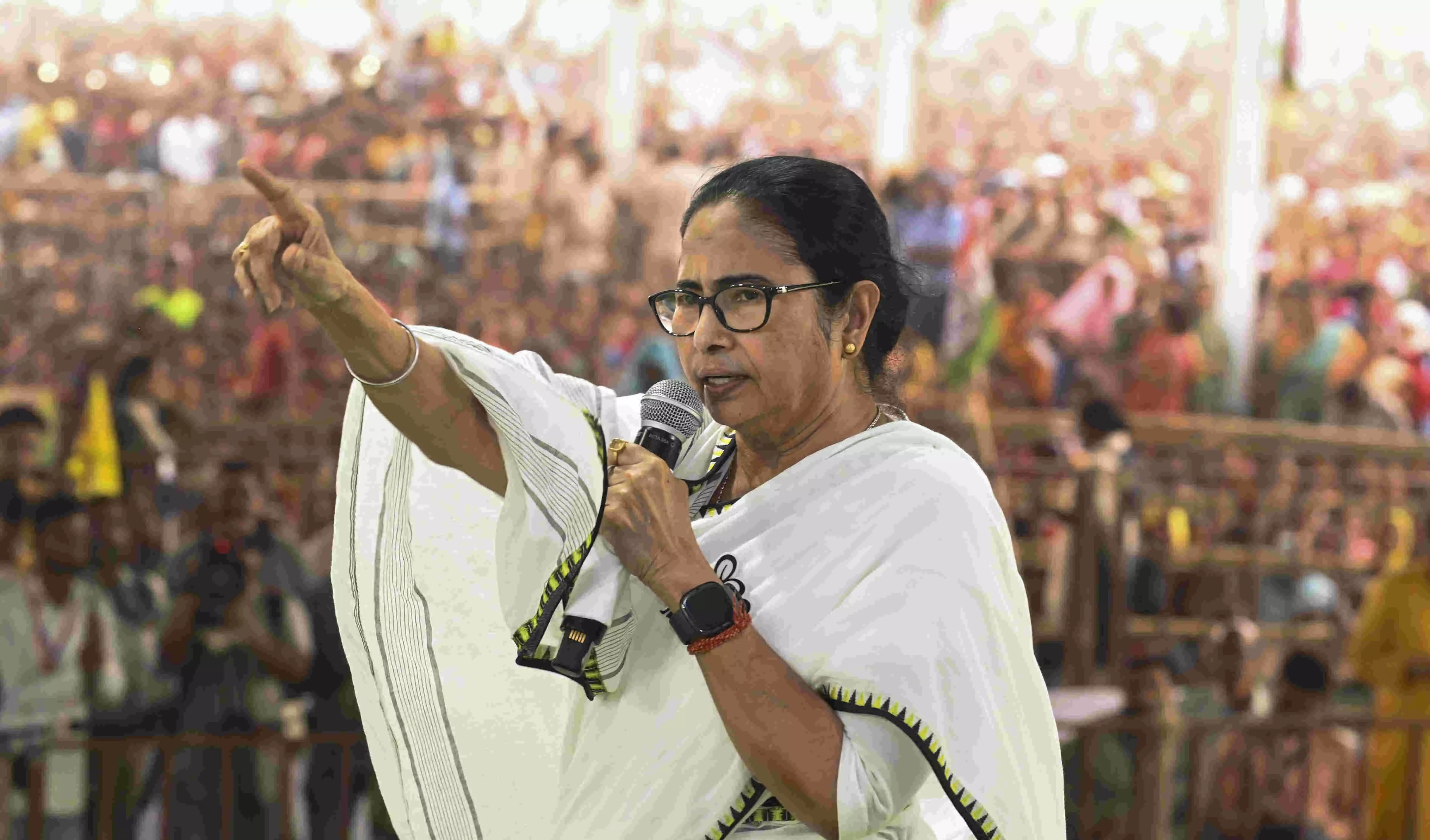 Mamata hits out at Rajnath Singh for CAA implementation remark