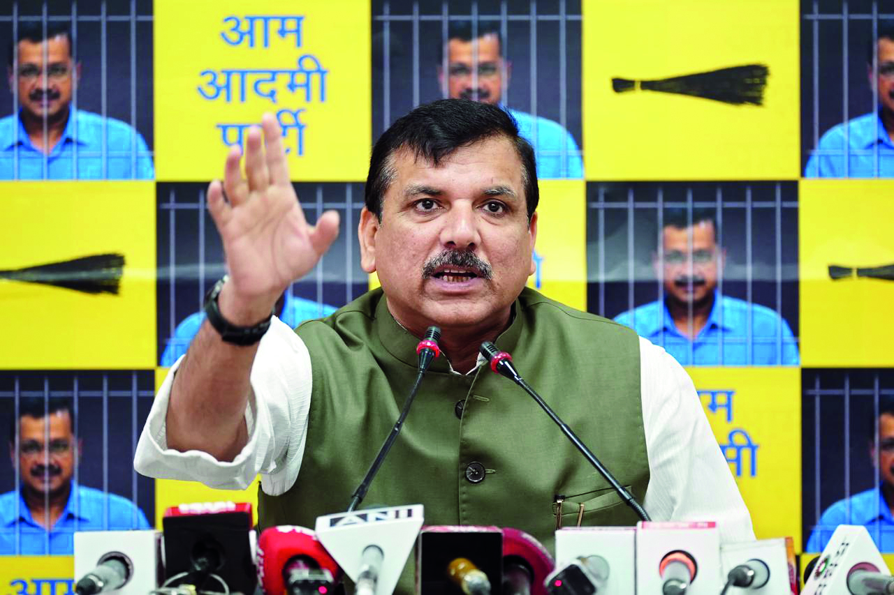 Centre orchestrating ‘5G scam’, says Sanjay Singh Centre orchestrating ‘5G scam’, says Sanjay Singh