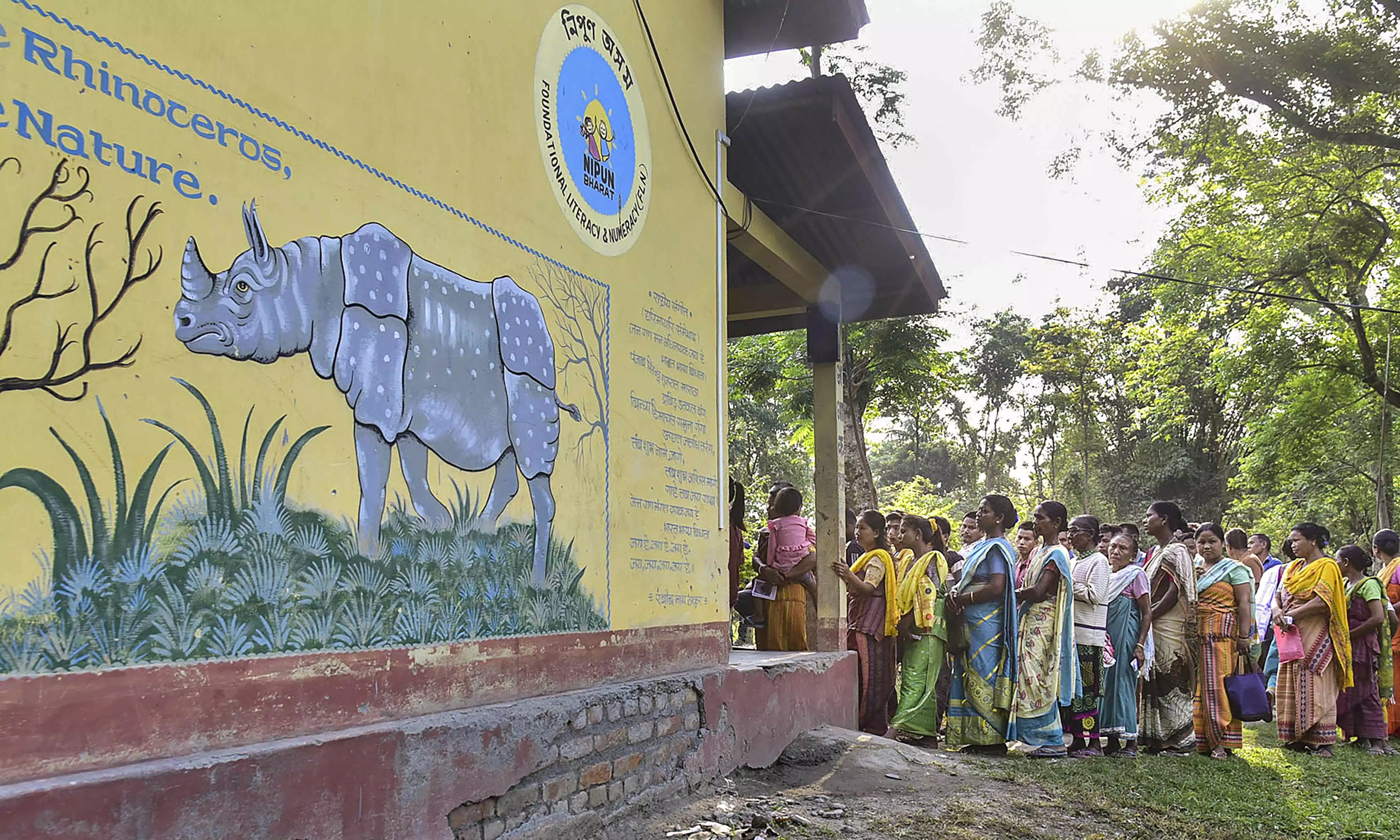 Polling begins for 5 Assam LS seats, 61 candidates Polling begins for 5 Assam LS seats, 61 candidates