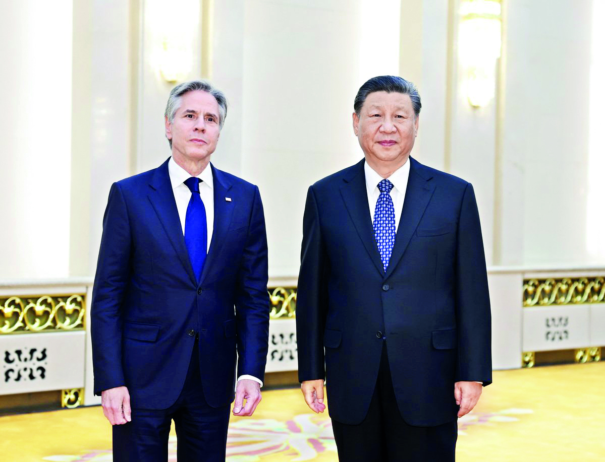 China is not afraid of competition, Xi tells Blinken