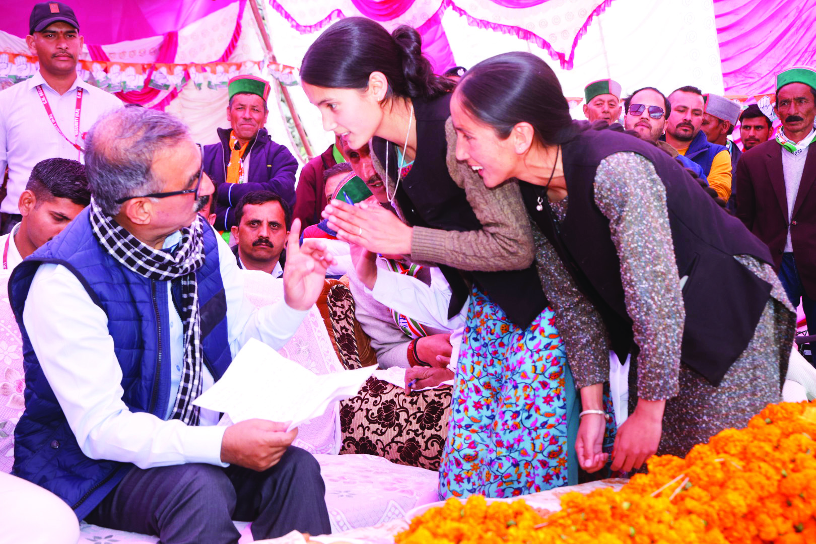 HP CM Sukhu promises welfare schemes during poll campaign HP CM Sukhu promises welfare schemes during poll campaign
