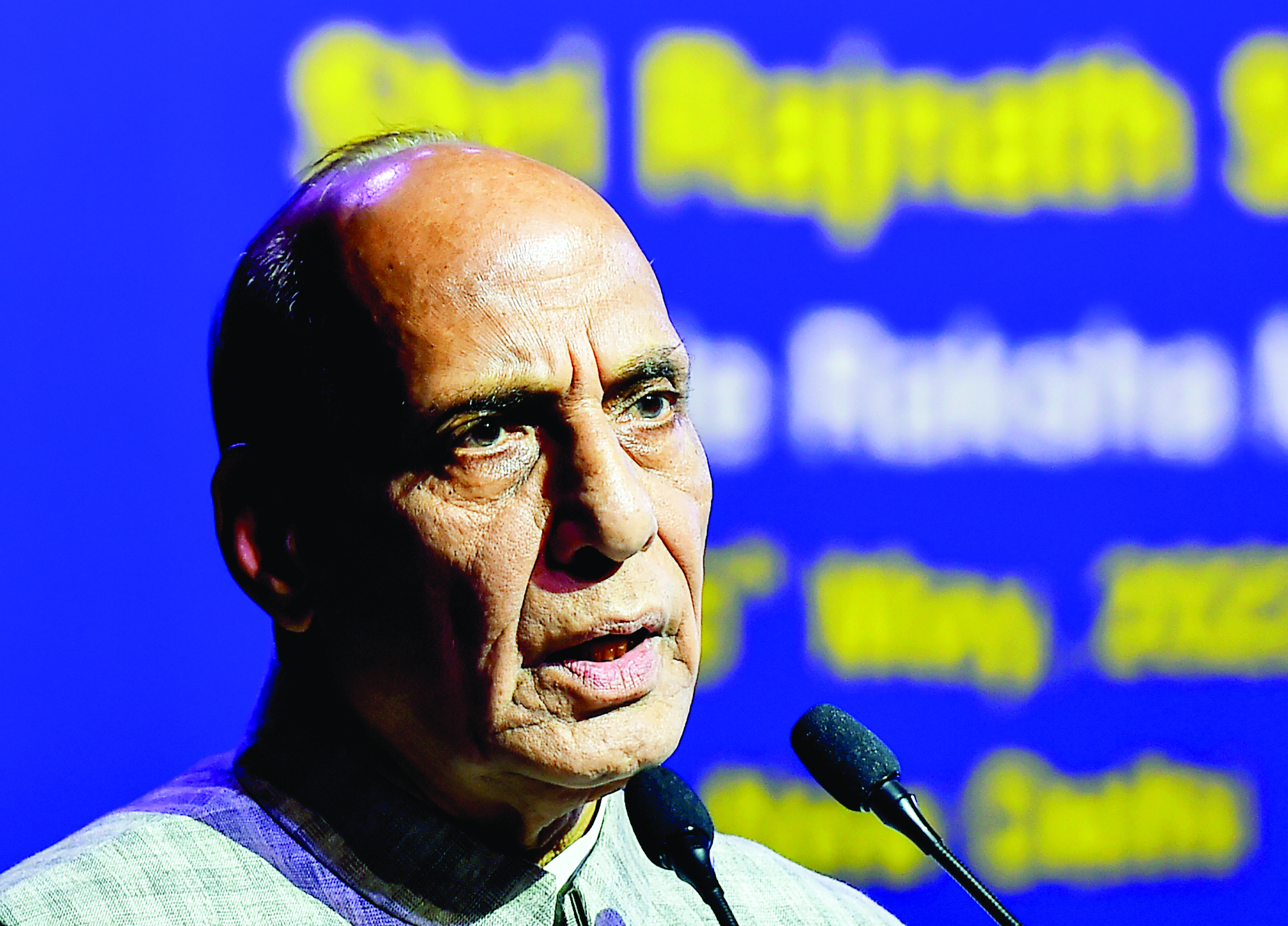 Talks with China going on, India will never bow down: Rajnath