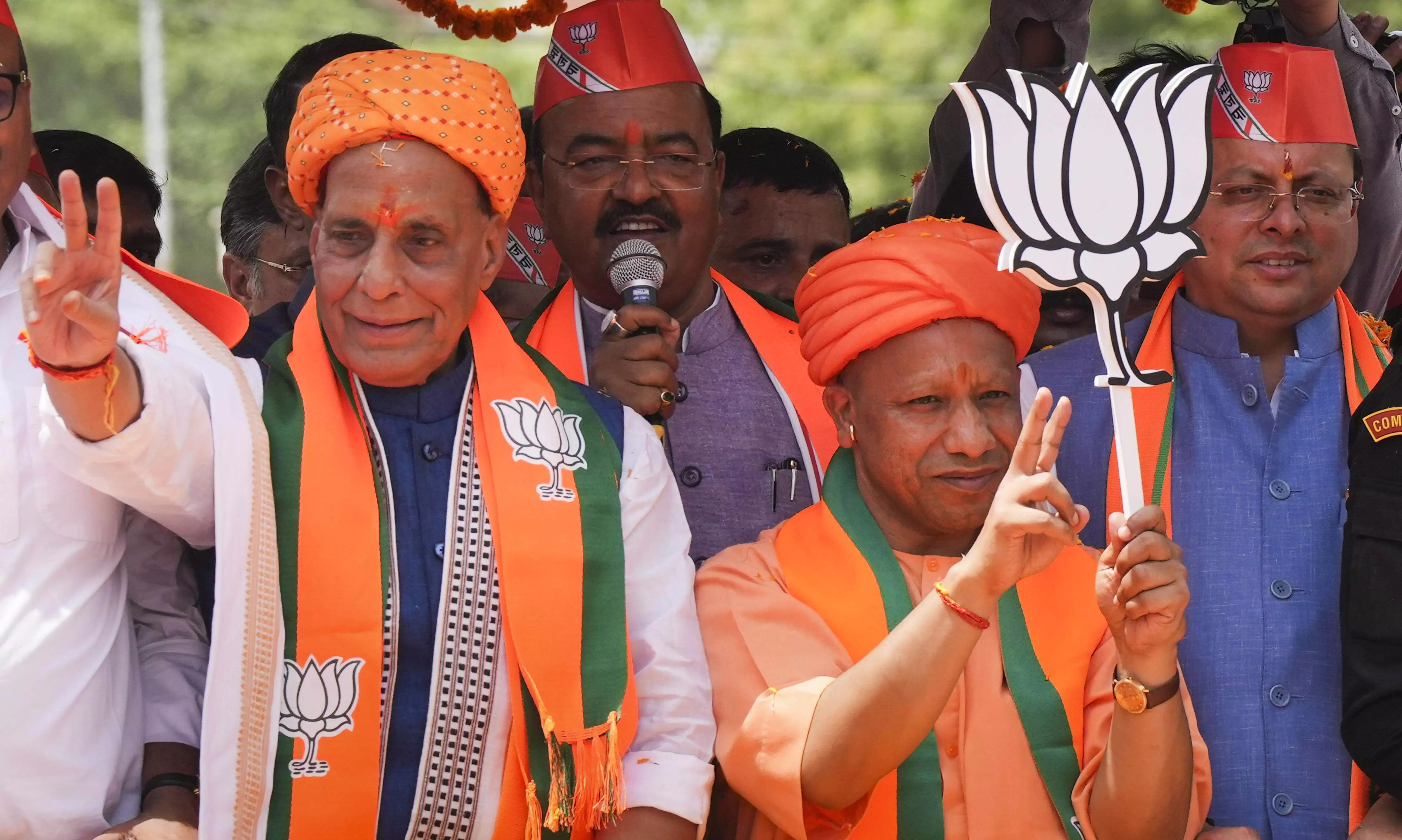 Rajnath Singh files nomination from Lucknow seat