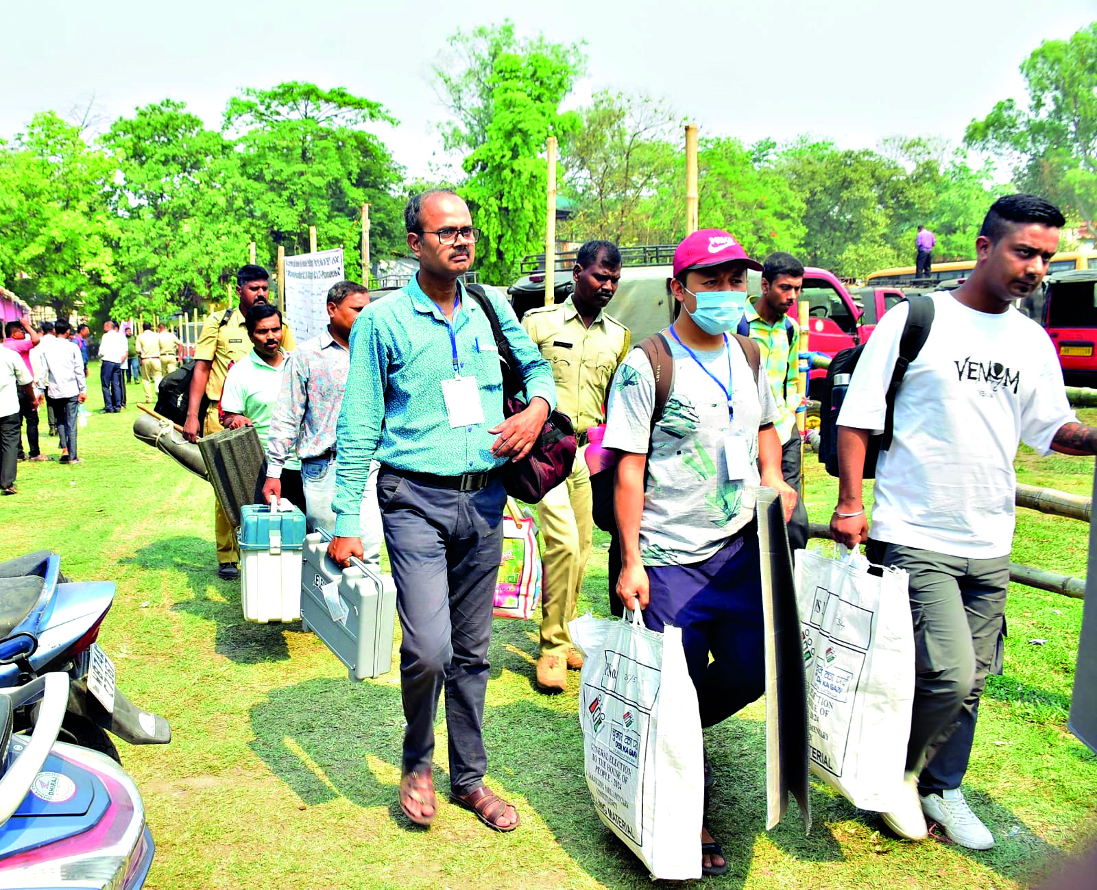 Caps, lemon water to be given to polling personnel