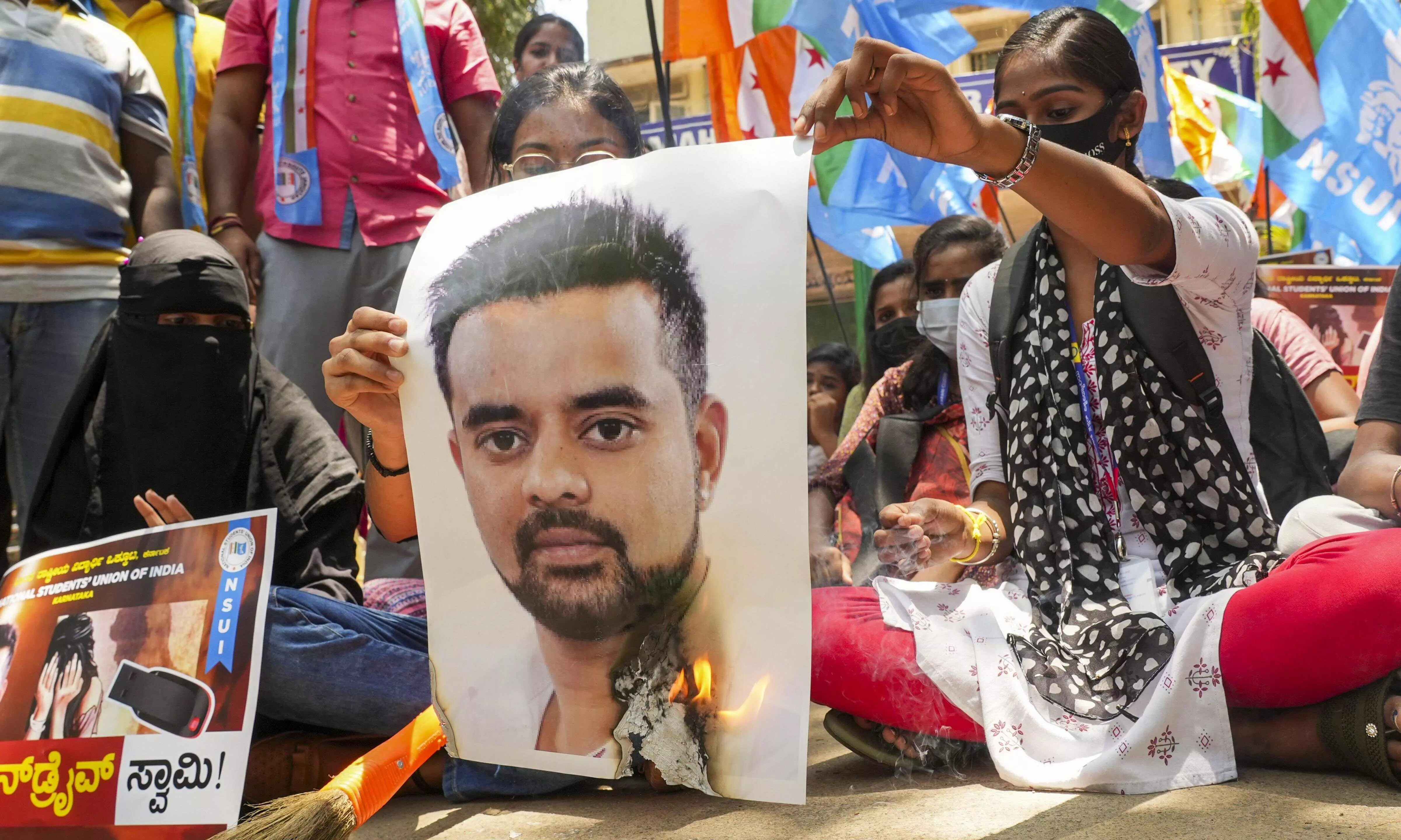 JD(S) recommends suspension of Prajwal Revanna over alleged sex-scandal JD(S) recommends suspension of Prajwal Revanna over alleged sex-scandal