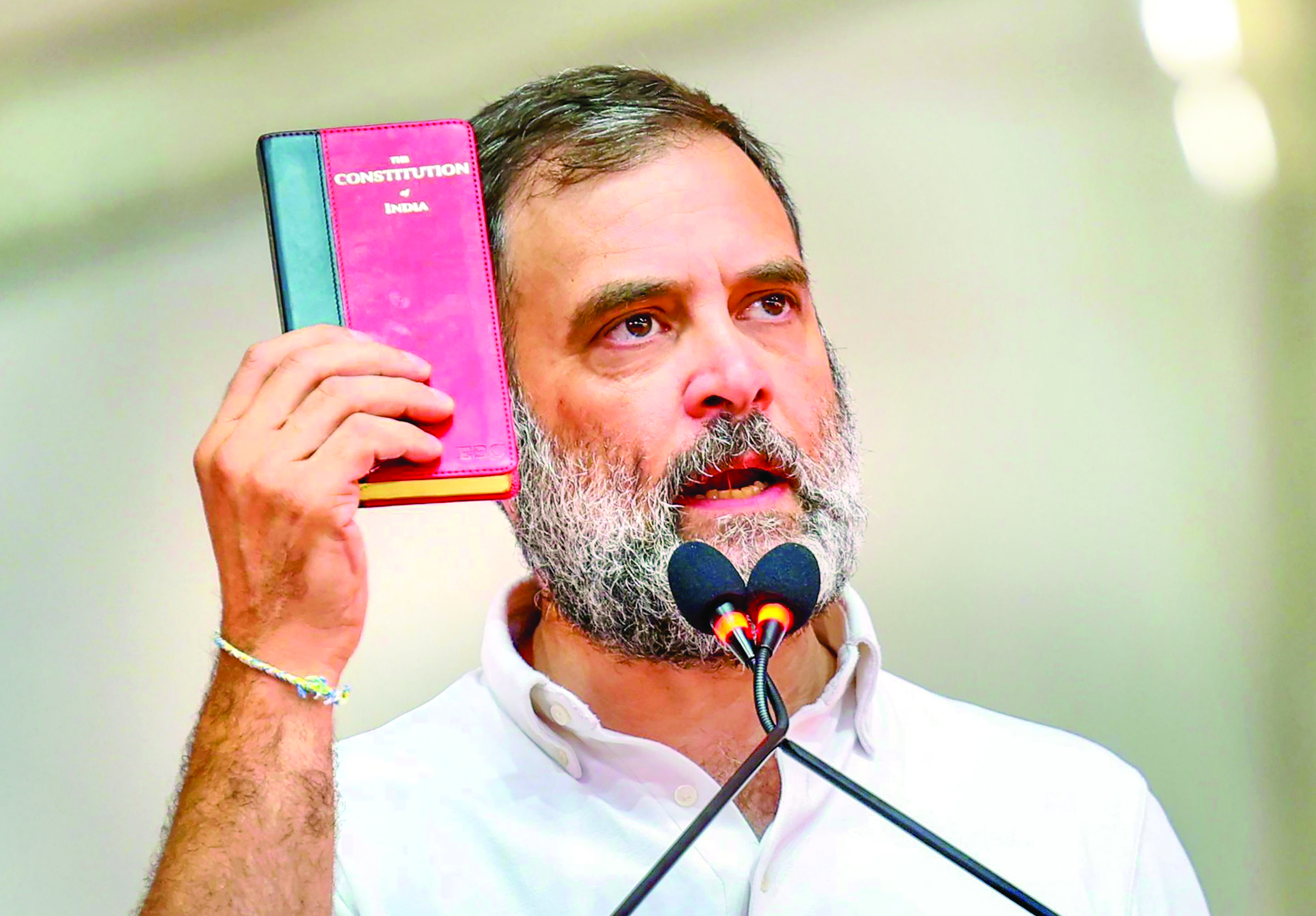 BJP govt snatching away   quota from Dalits, tribals,   backward classes: Rahul