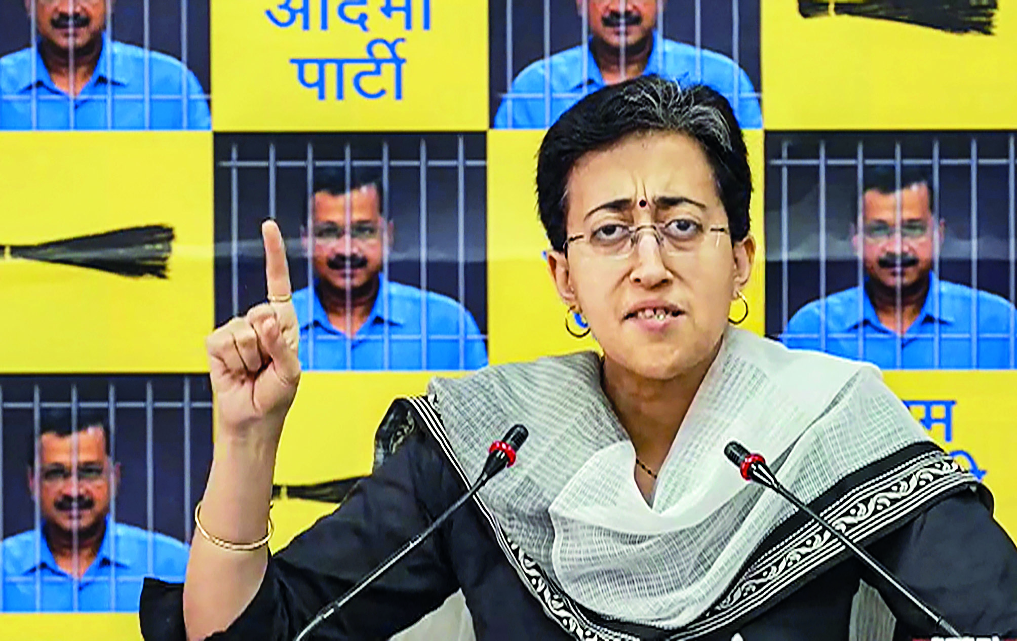 ‘BJP biggest threat to women in country’, say Atishi, Bharadwaj