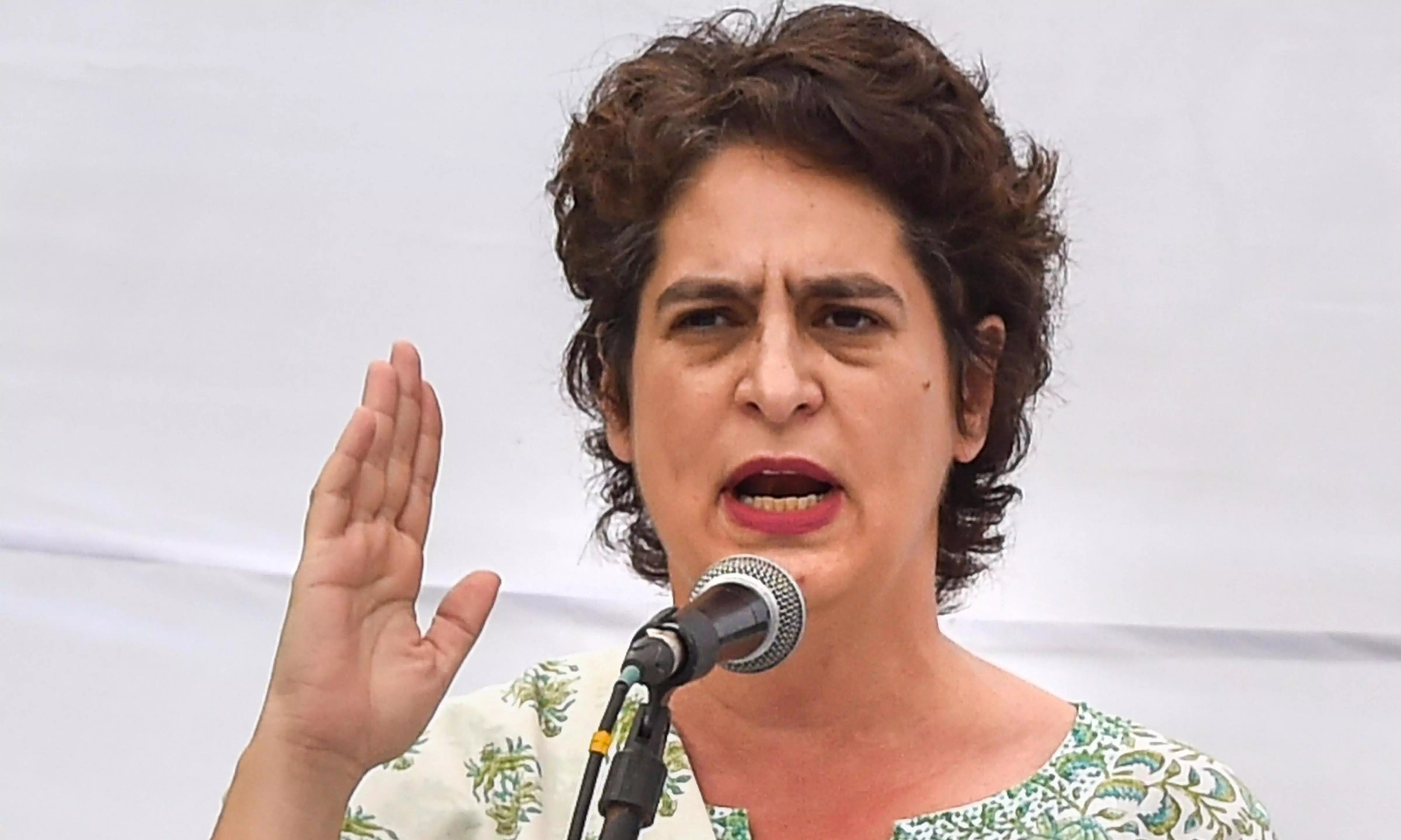 Its an election to defeat unemployment, inflation, corruption, says Priyanka Its an election to defeat unemployment, inflation, corruption, says Priyanka