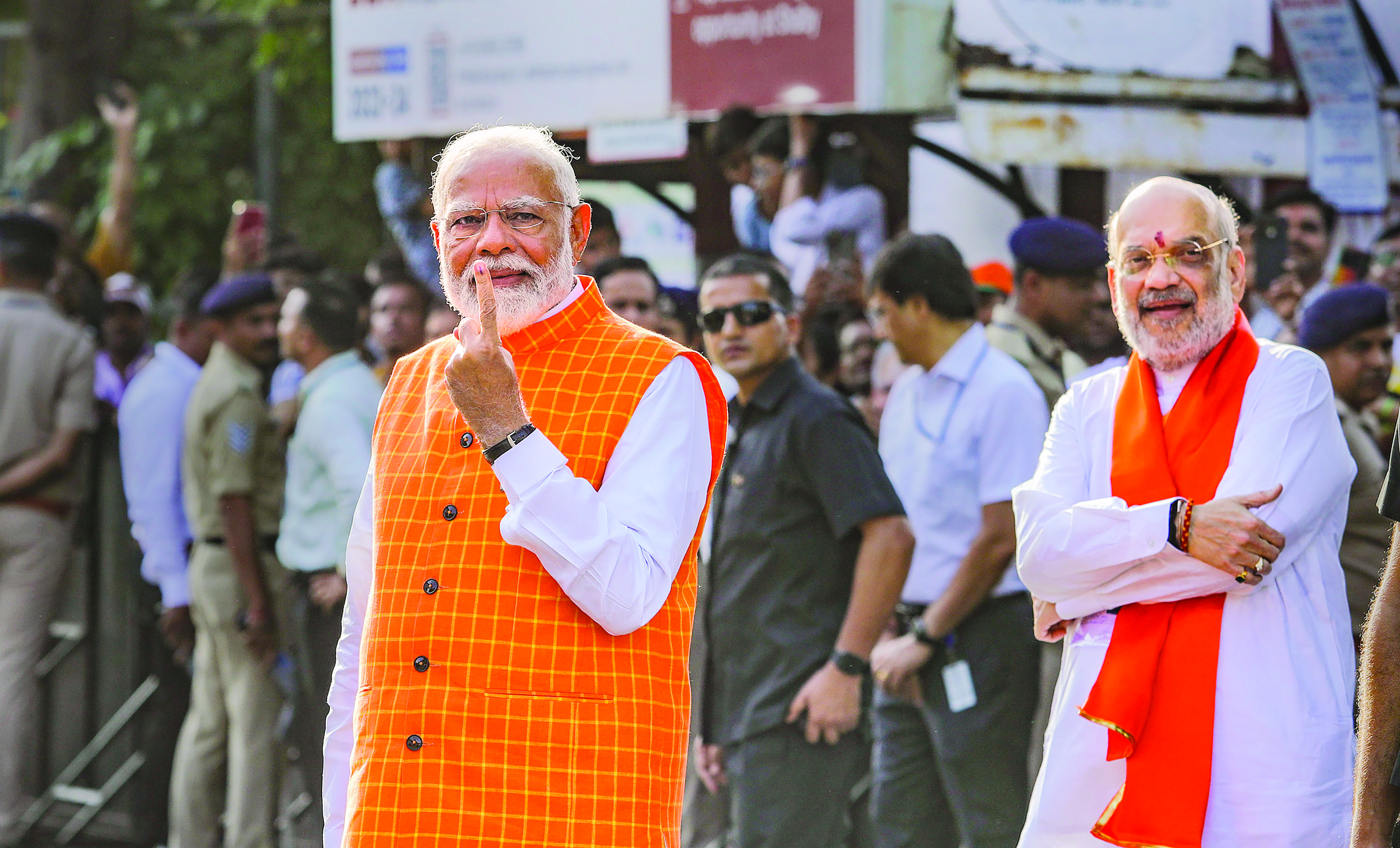 Nearly 65% polling in third phase Nearly 65% polling in third phase