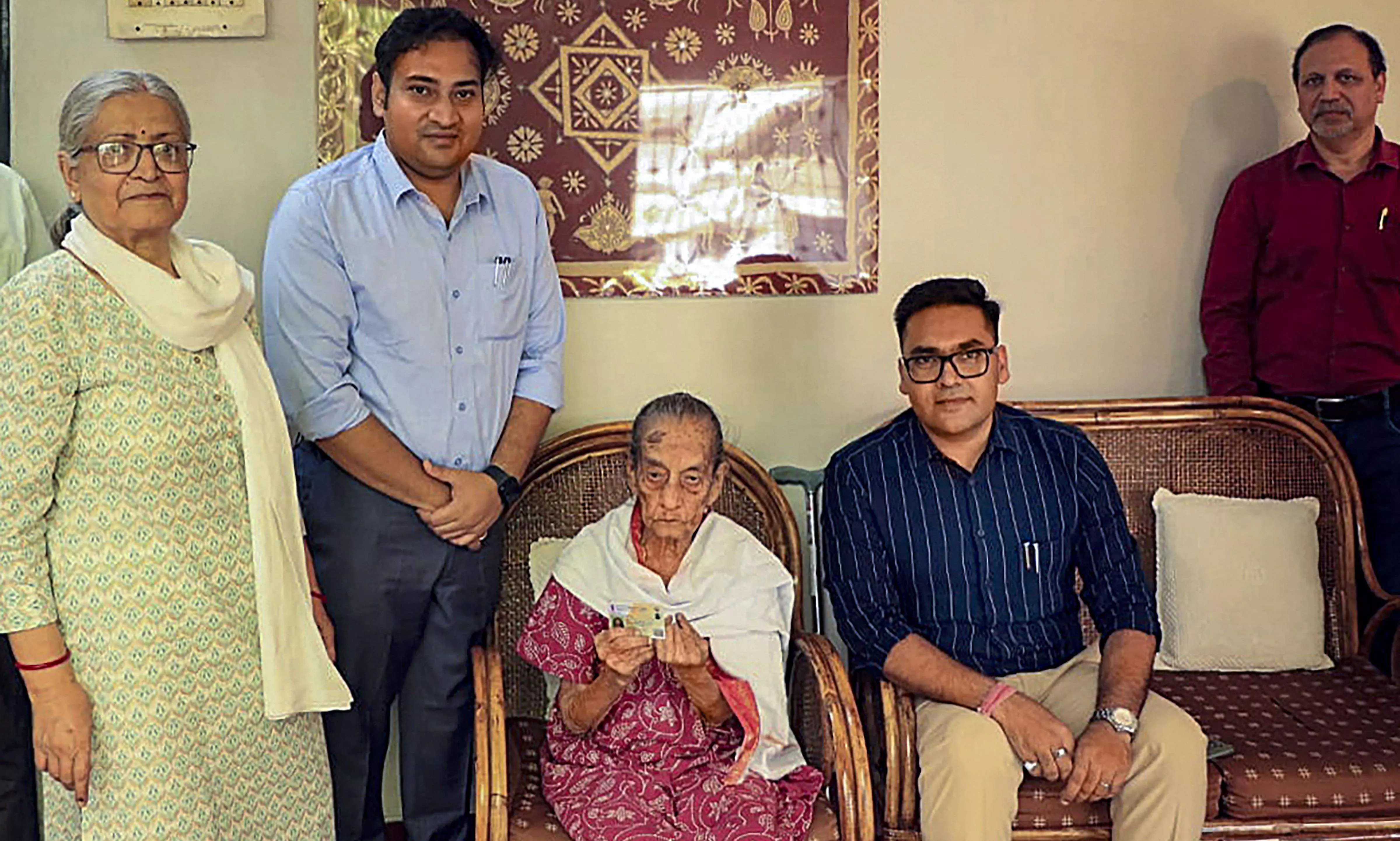 101-year-old leads home voting trend in Maoist-Hit Singhbhum 101-year-old leads home voting trend in Maoist-Hit Singhbhum