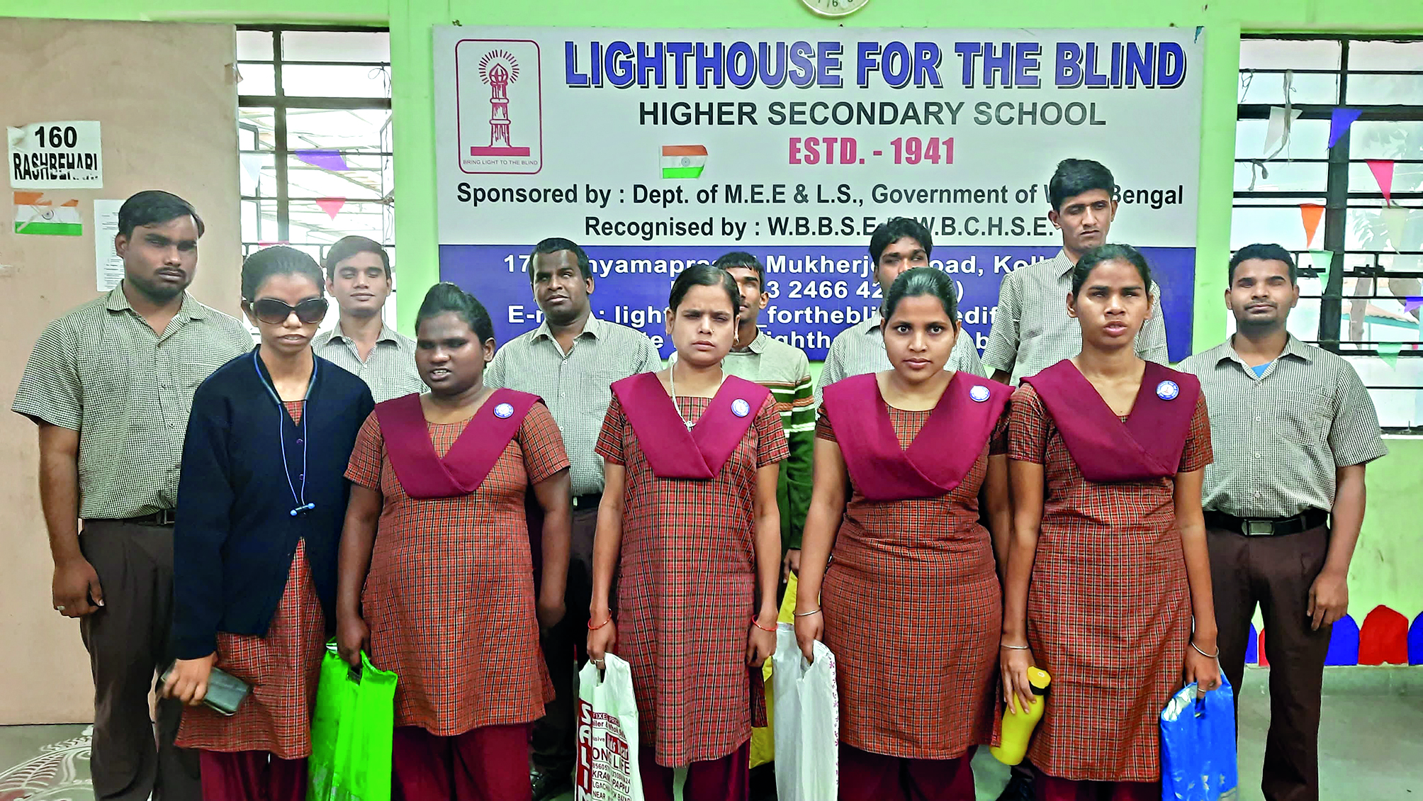 About 12 visually-impaired students pass HS exam About 12 visually-impaired students pass HS exam