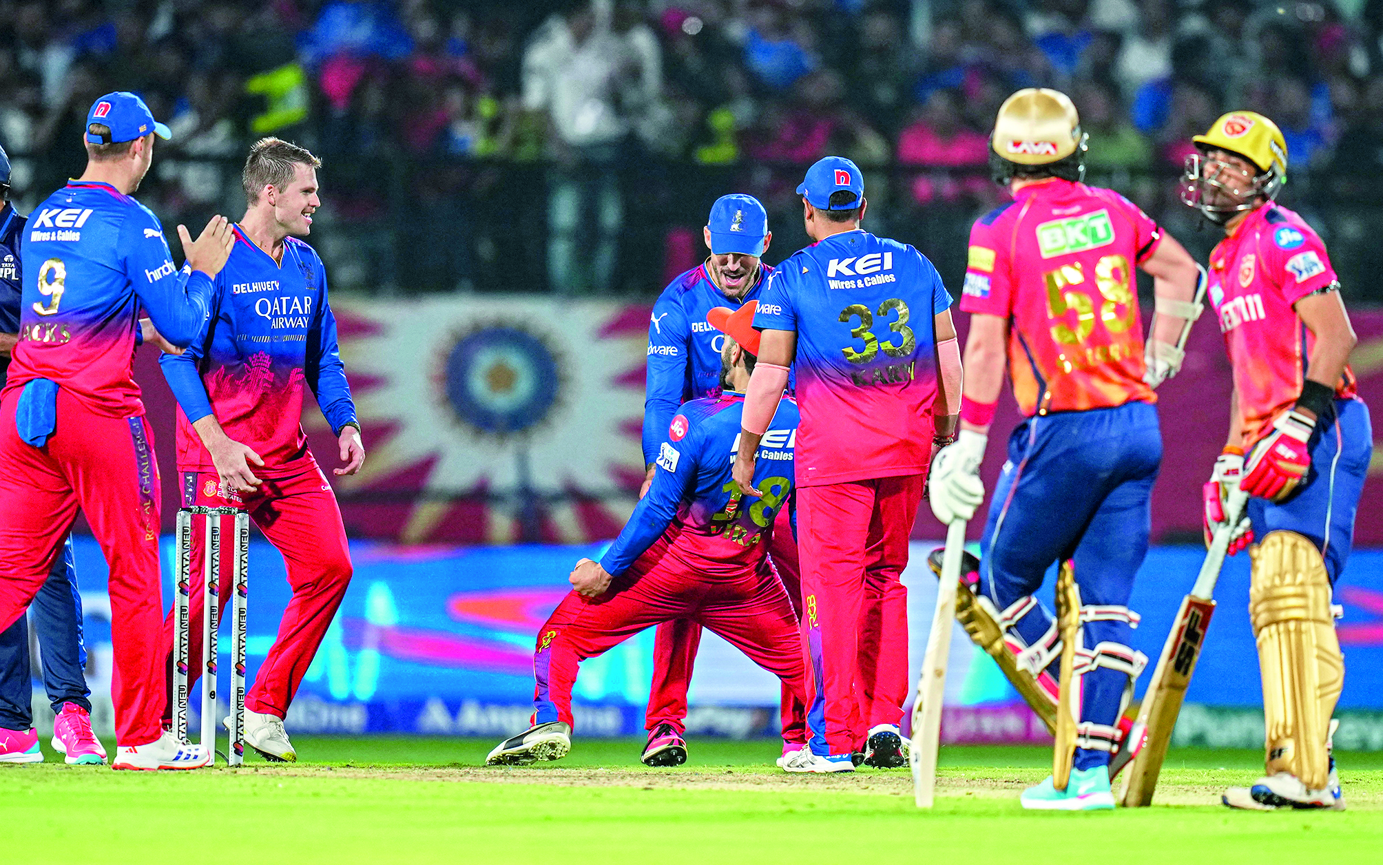 Bowlers complement Kohli, Patidar  as Bengaluru beat Punjab by 60 runs