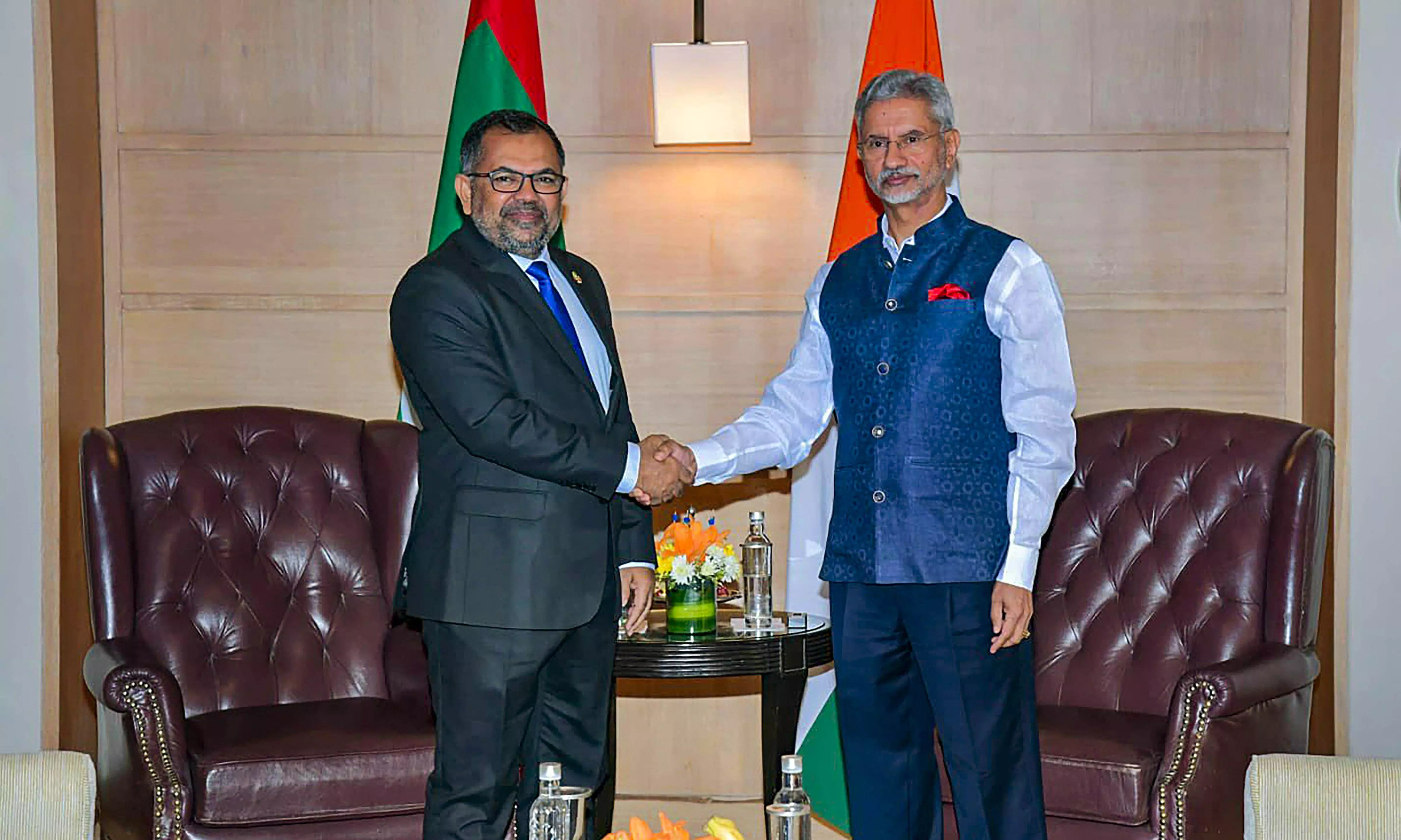 Jaishankar emphasizes mutual interests in India-Maldives Jaishankar emphasizes mutual interests in India-Maldives