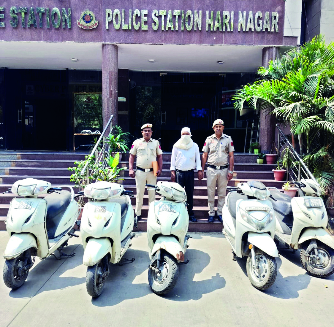 Delhi Police arrest 61-year-old in scooter theft crackdown Delhi Police arrest 61-year-old in scooter theft crackdown