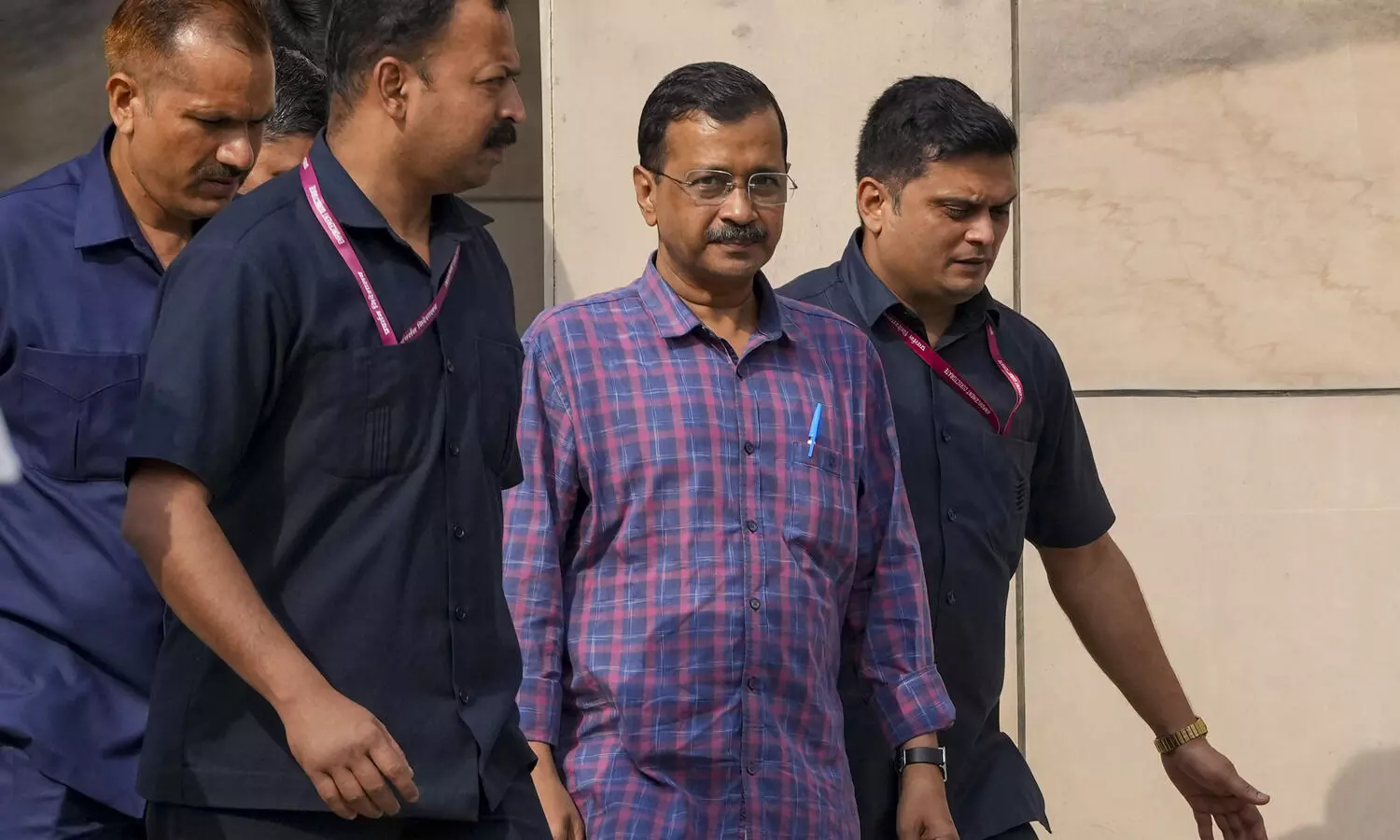 Arvind Kejriwal walks out of Tihar jail