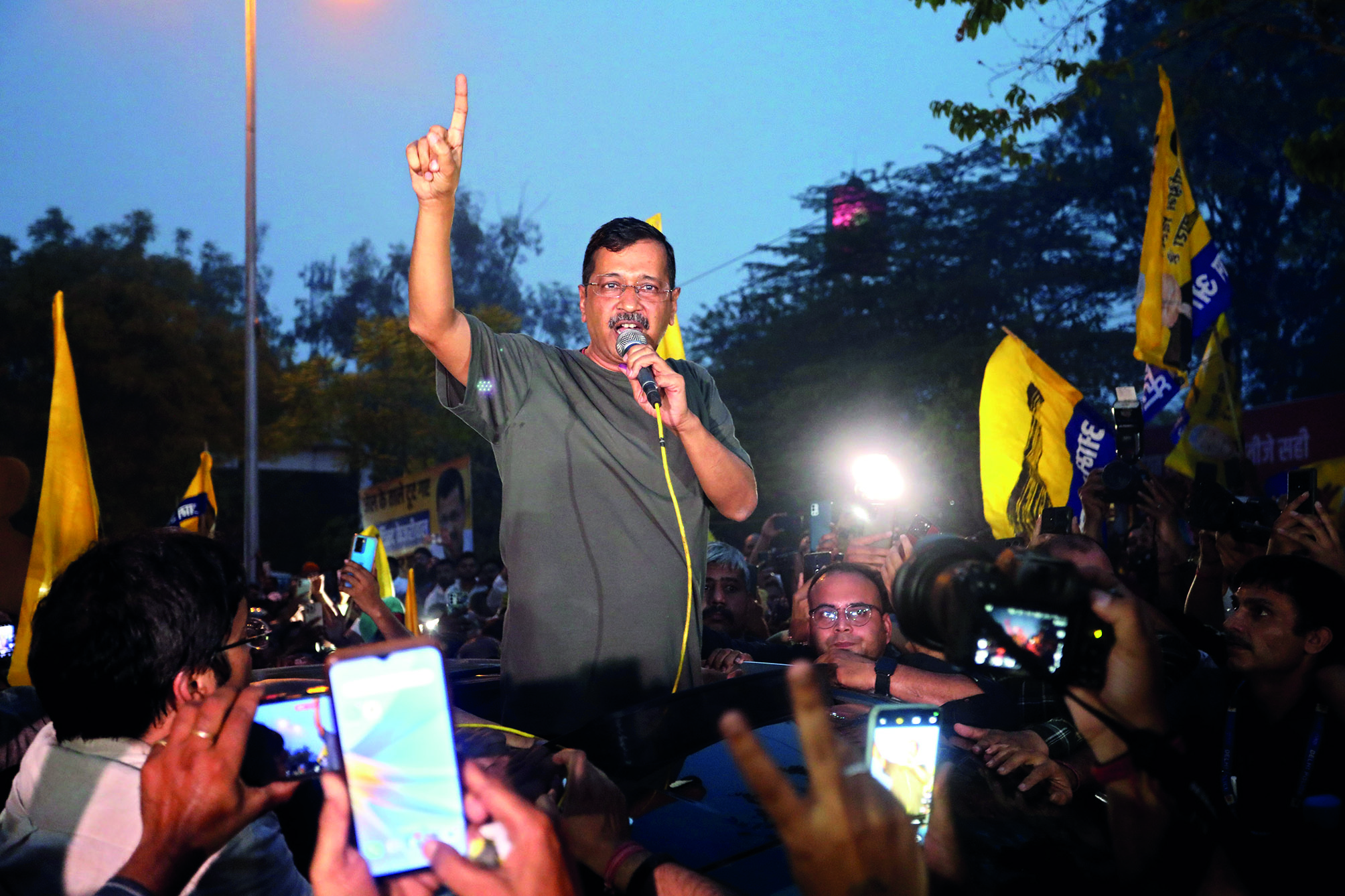 We have to save country from dictatorship: Kejriwal after bail