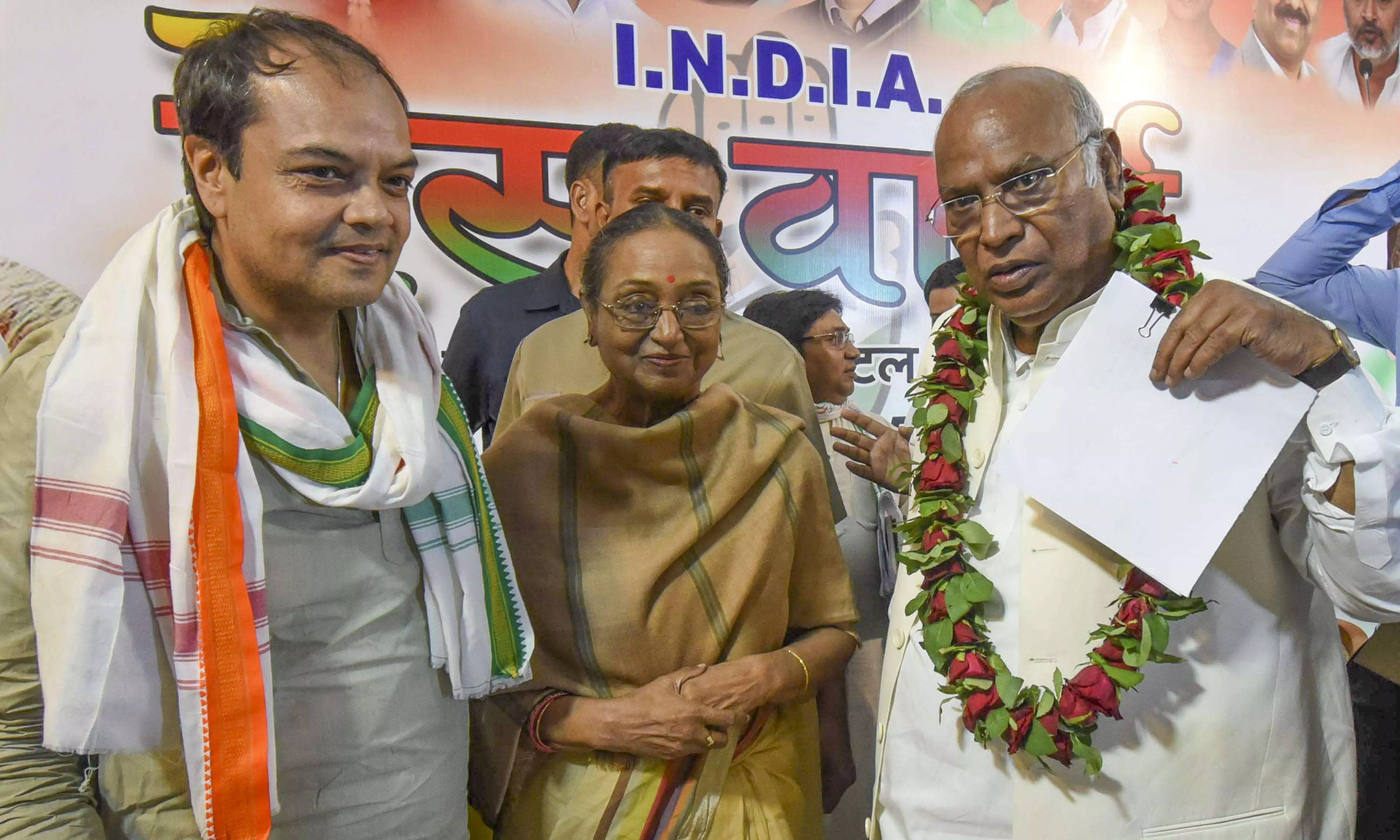 Kharge questions Modi govts inaction on alleged black money sent to Congress by Ambani, Adani
