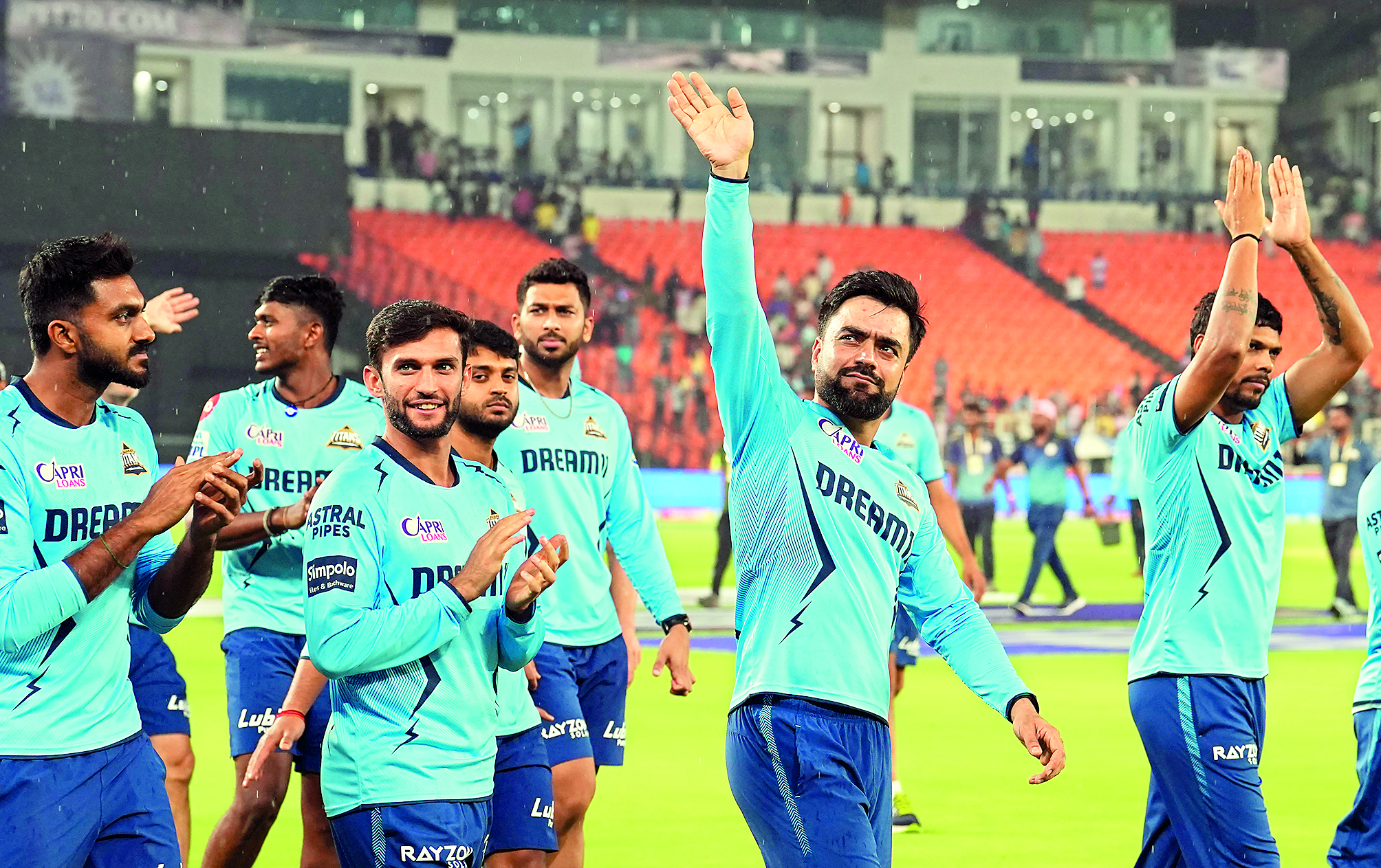 Gujarat knocked out from IPL after rain mars match