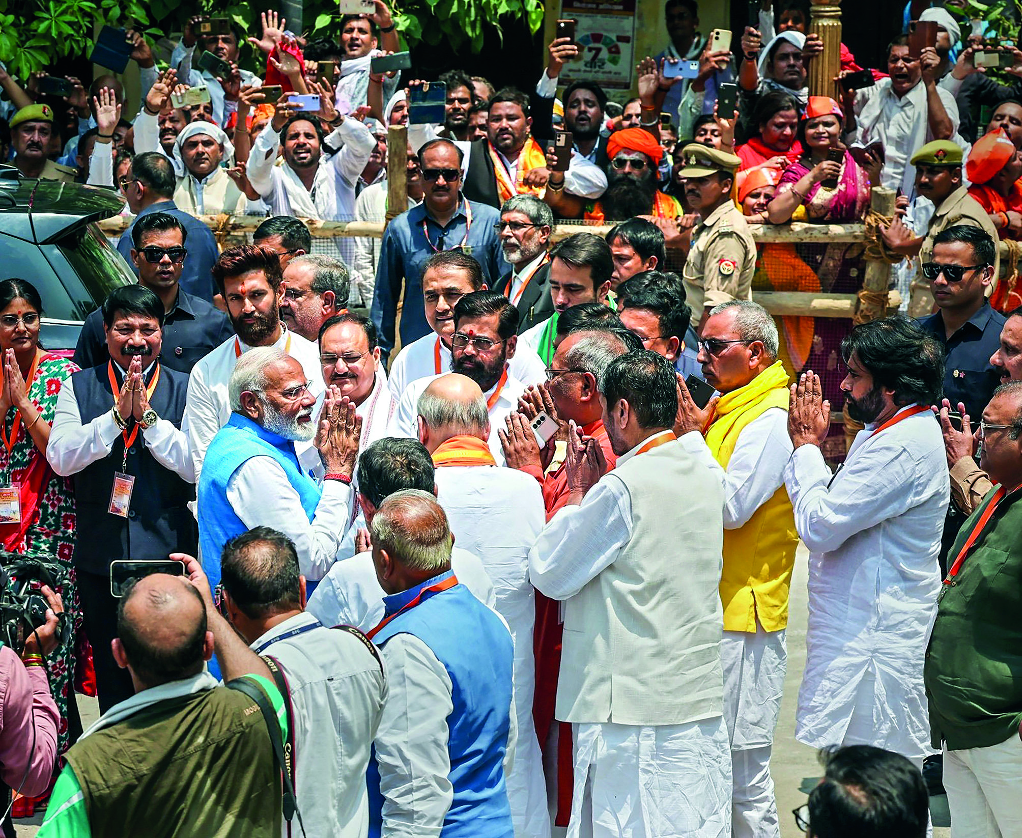 Modi begins third term bid in Varanasi