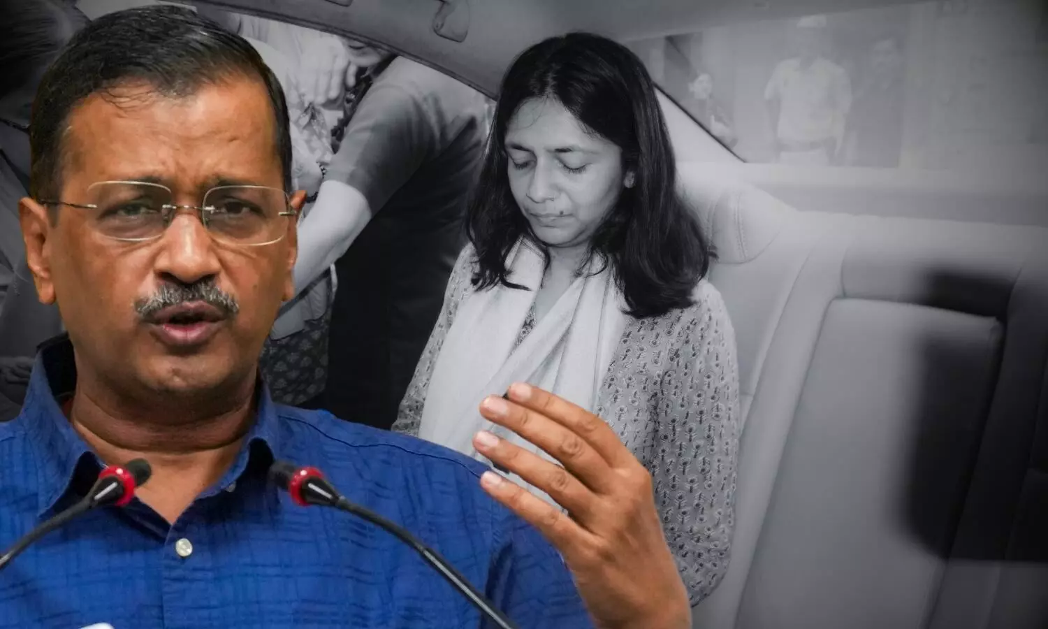 Delhi Police, forensic experts at CM Kejriwals home in Maliwal assault case