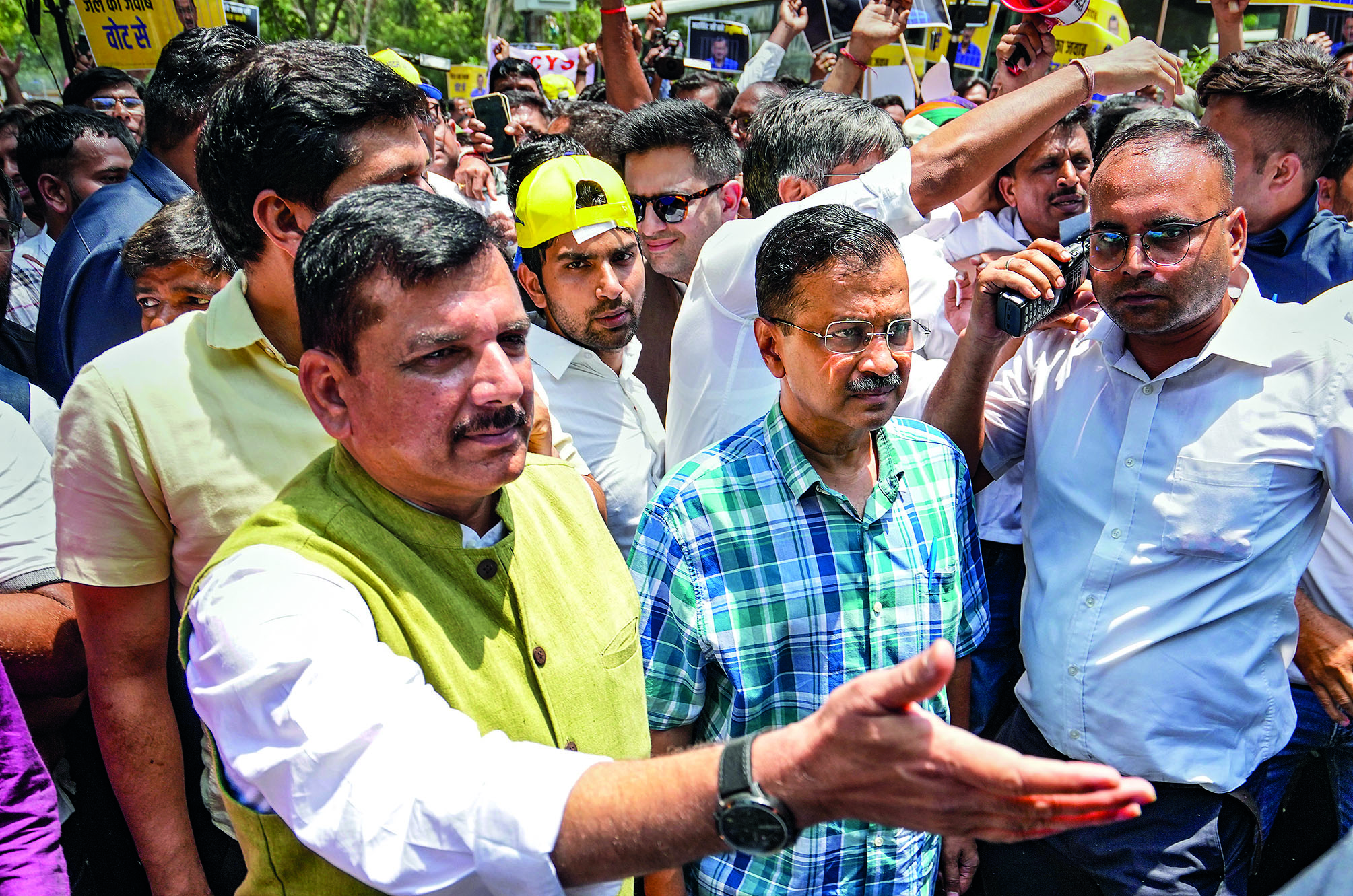 Kejriwal accuses BJP of launching ‘Ops Jhaadu’ to arrest AAP leaders