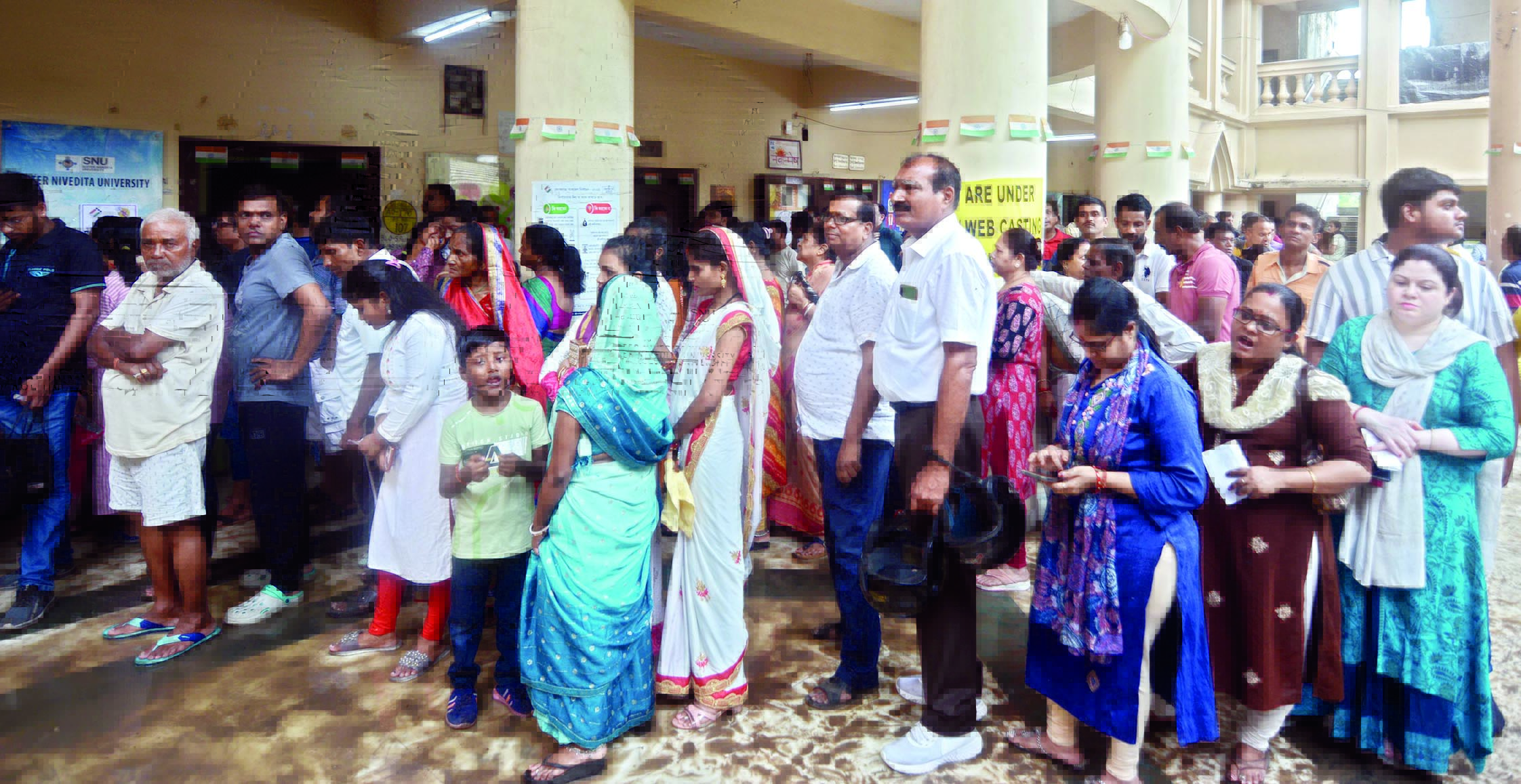 State sees about 73% voter turnout in fifth phase
