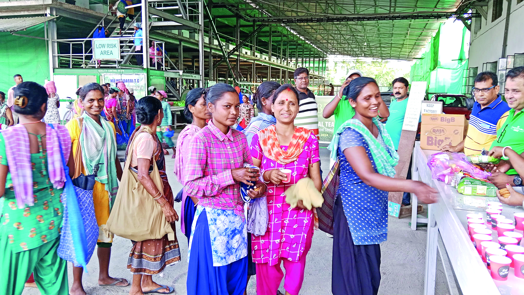 Alipurduar tea garden  celebrates International  Tea Day with workers