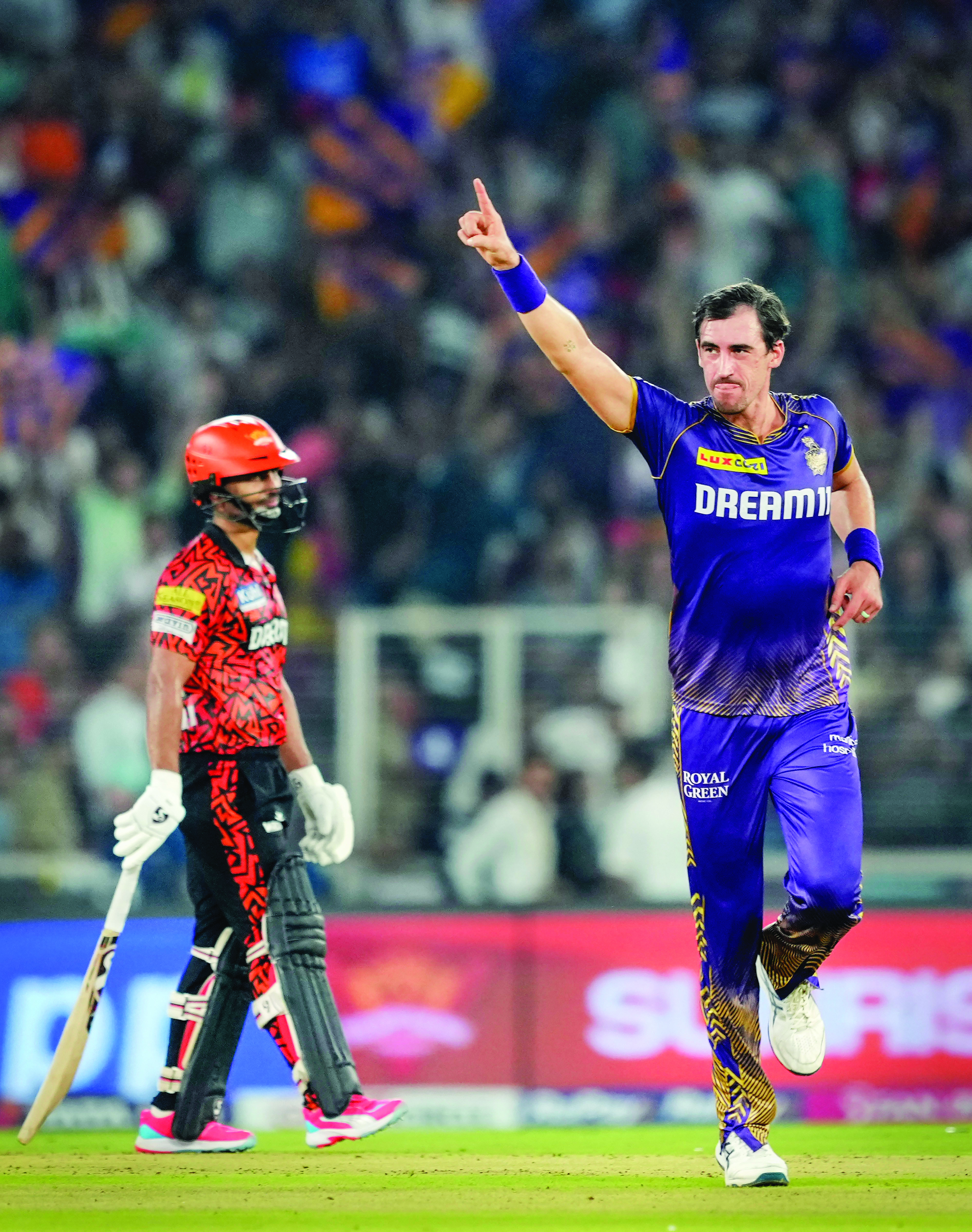 KKR enter fourth IPL final with dominant win over Sunrisers