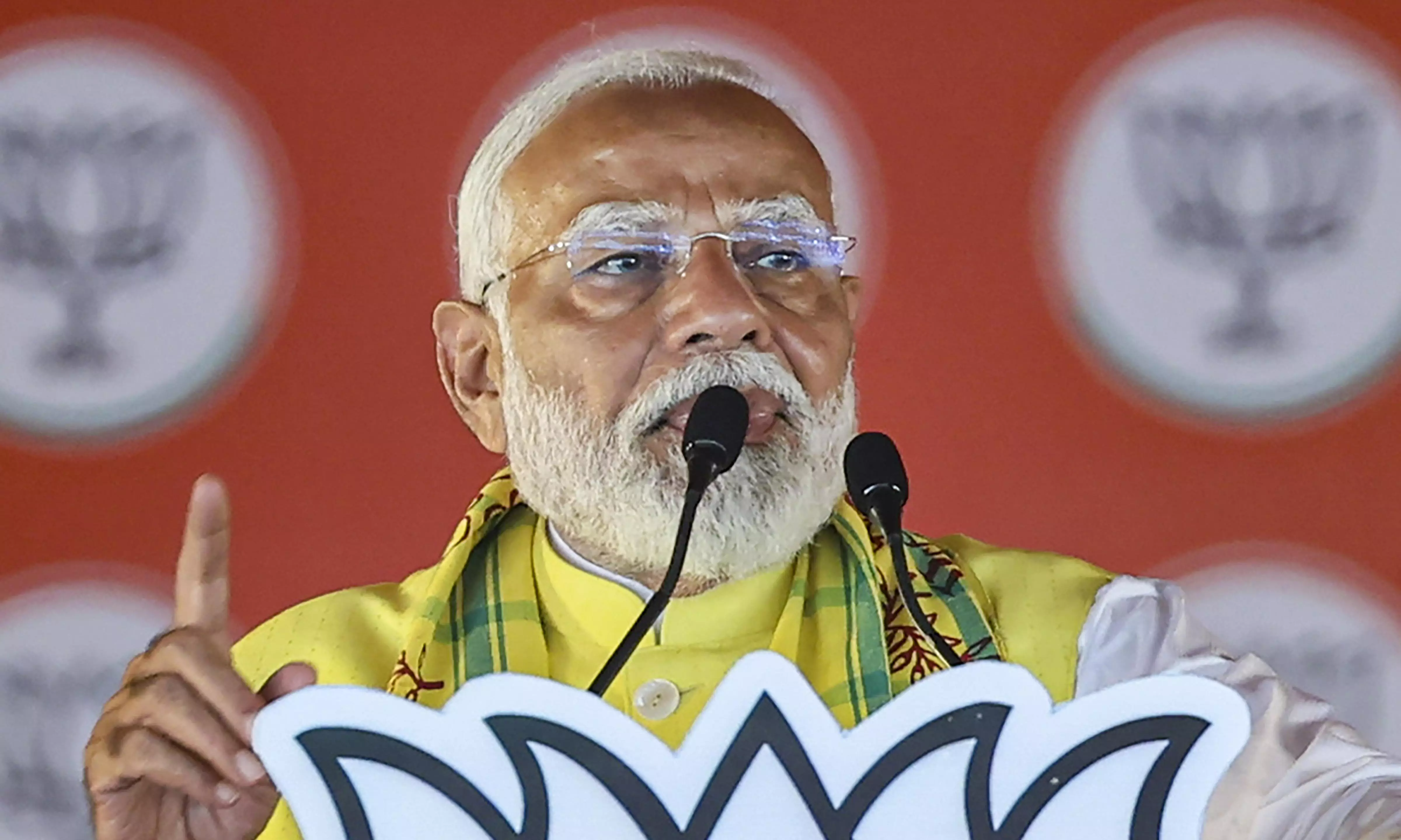 Modi labels INDIA Bloc as communal, casteist, and dynastic