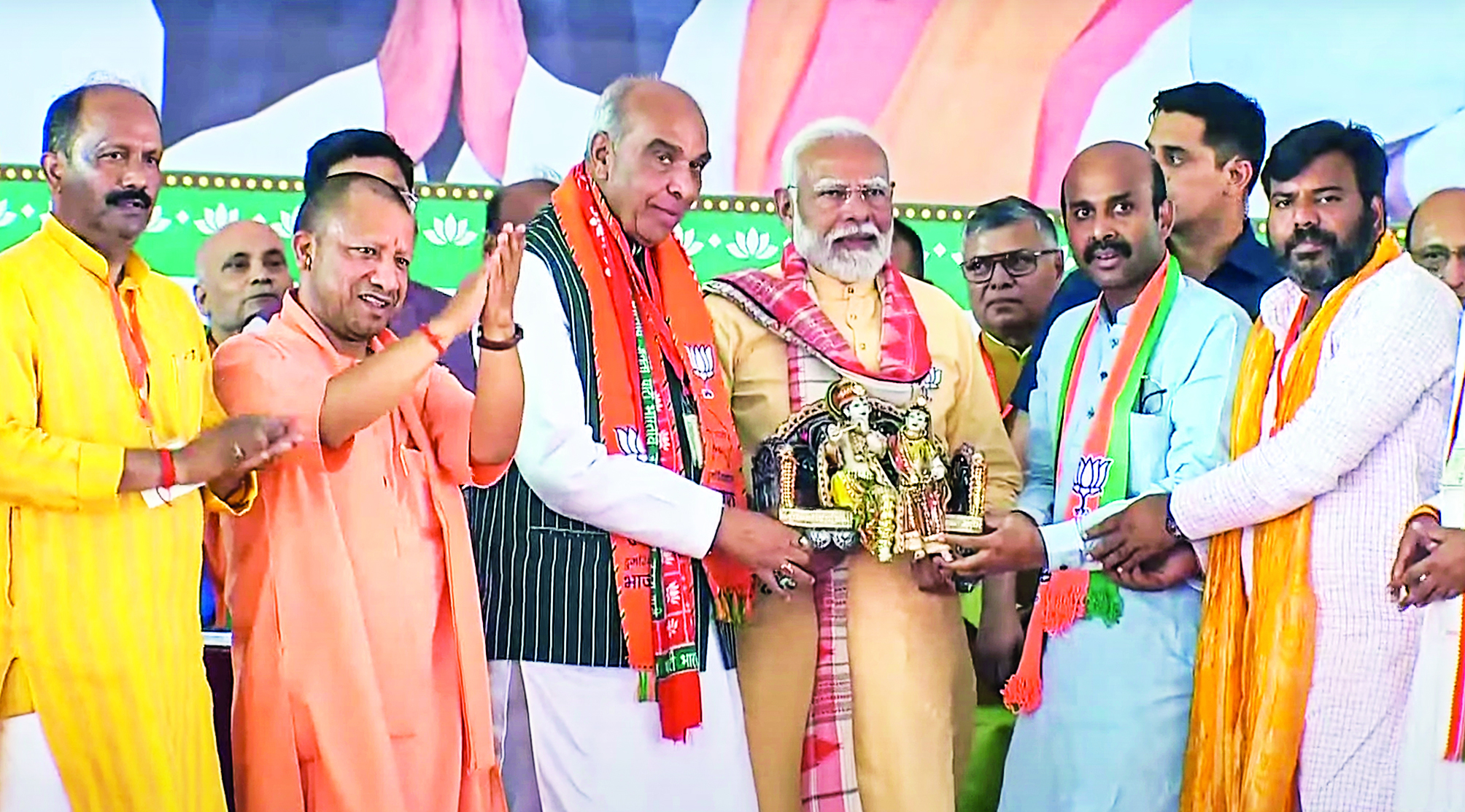 INDIA bloc parties will undo work done by Modi: PM in UP’s Shravasti