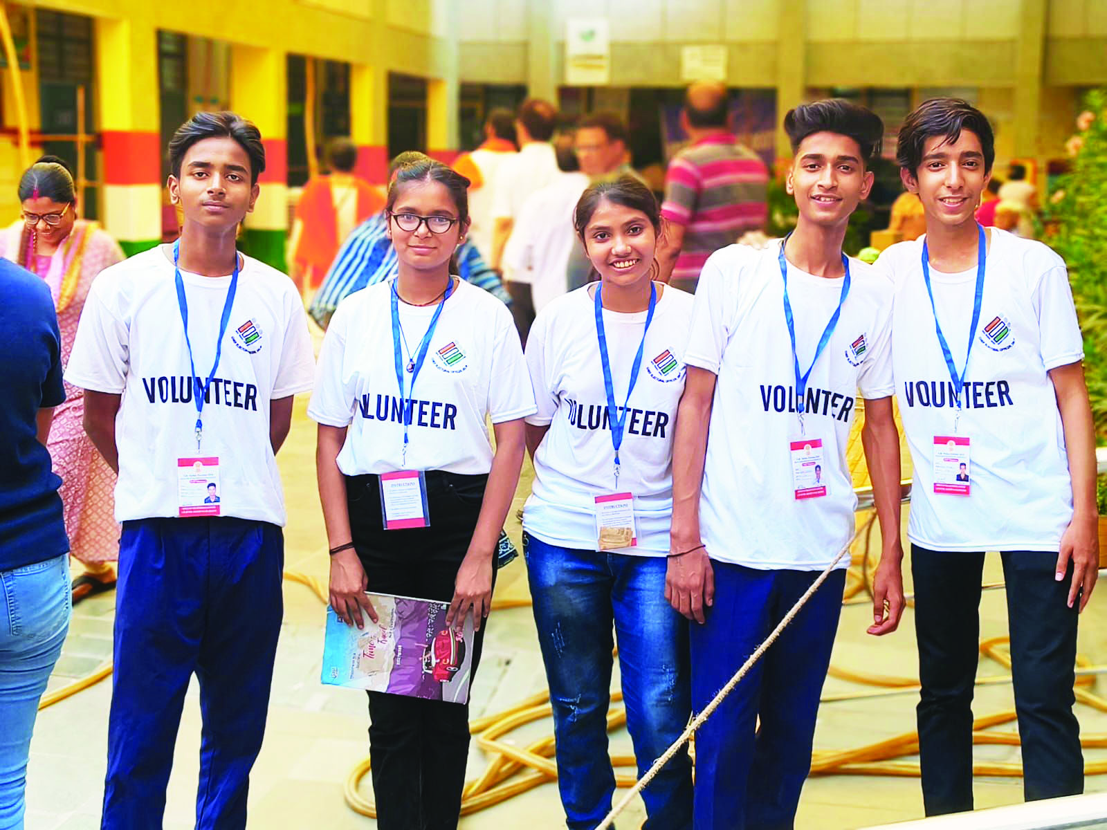 Student volunteers aid voters in Delhi’s LS polls