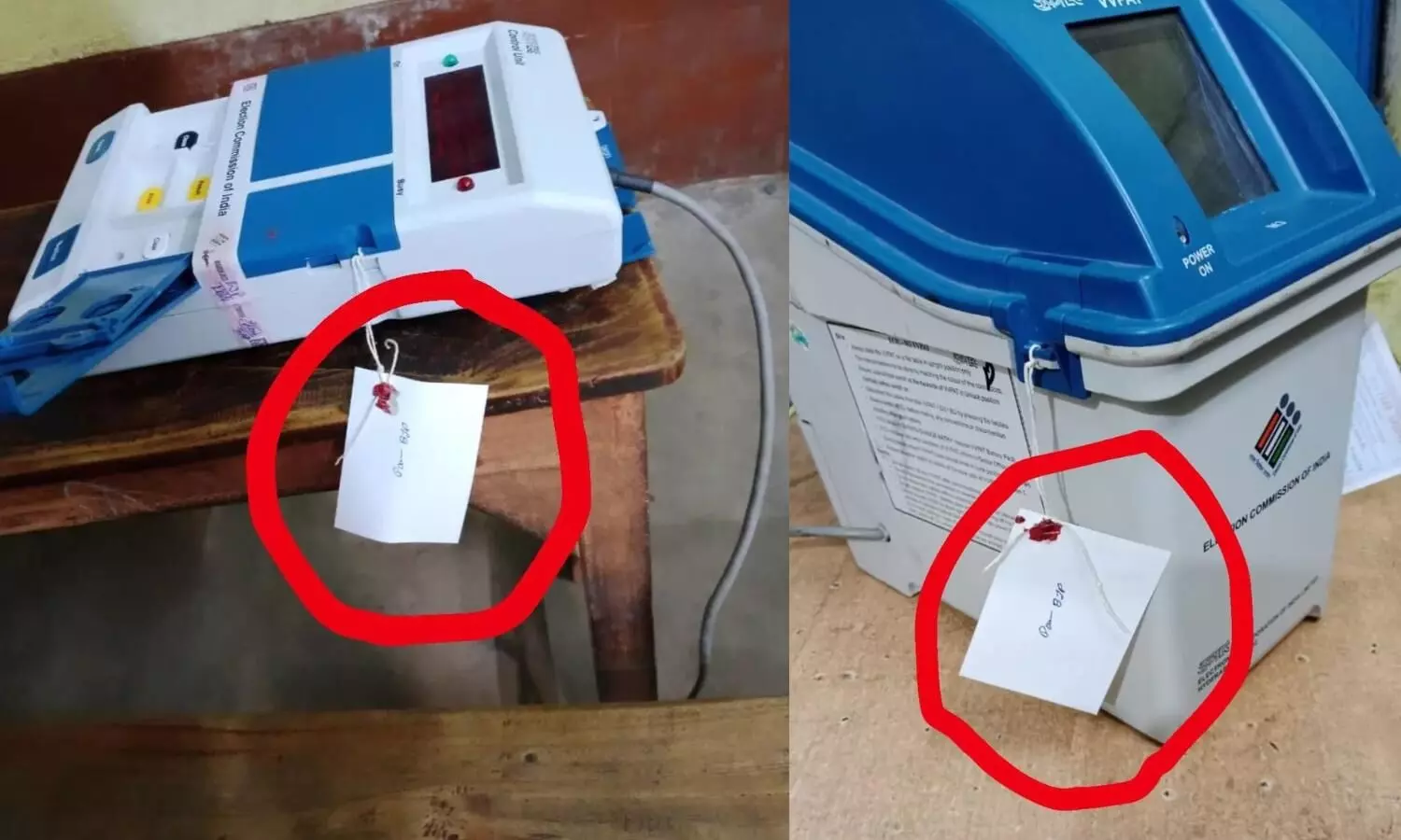 Trinamool alleges BJP tag on EVMs in Bengal; EC responds Trinamool alleges BJP tag on EVMs in Bengal; EC responds